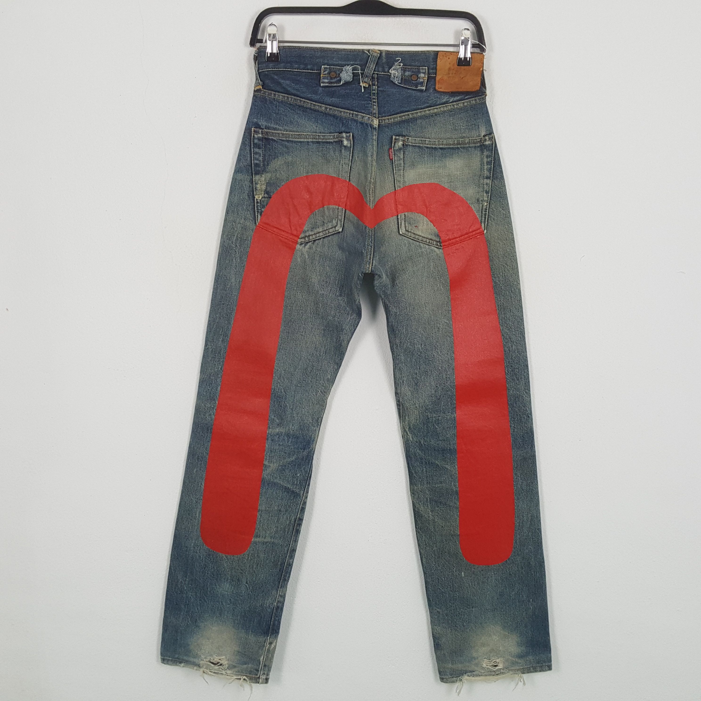 Japanese Brand × Vintage EVISU Japanese Brand Streetwear Custom Daicock Jeans Size US 26 / EU 42 - 1 Thumbnail