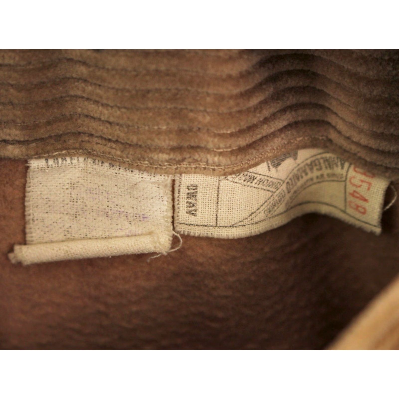 VTG Lakeland Men's 50s Corduroy Beige Coat Sz 40 1950s Coat 50s Good Vintage Condition Cardboard?