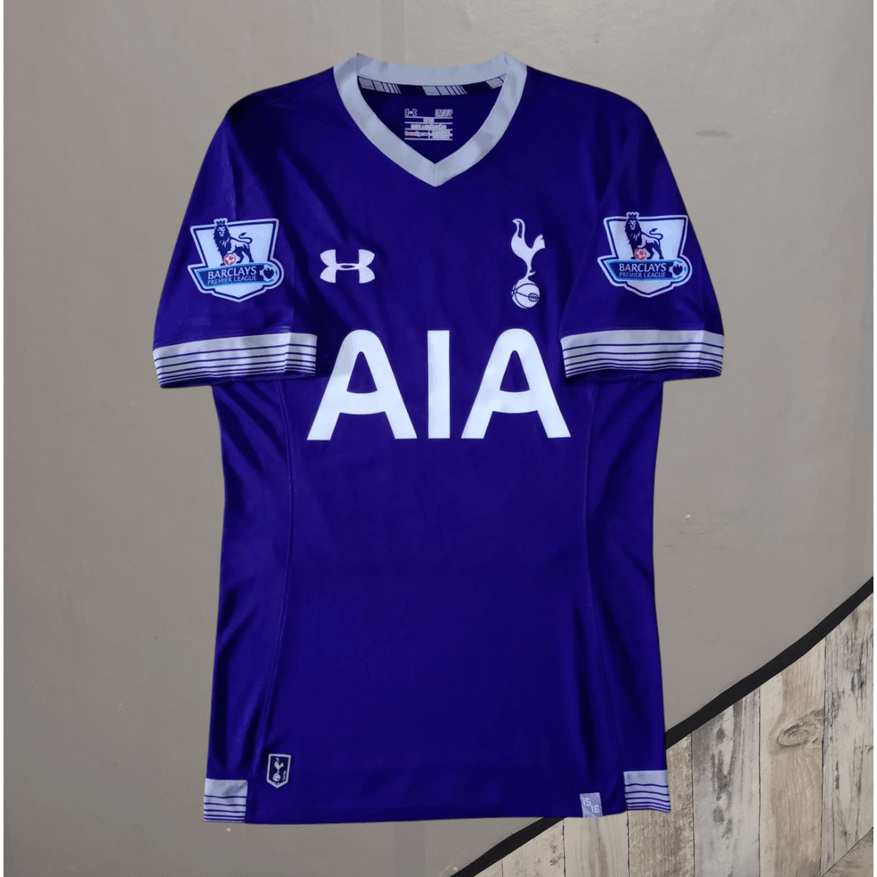 Under Armour Rare🔥2015/16 #7 SON Heung Min Tottenham Hotspur 3rd Jersey Size US S / EU 44-46 / 1 - 1 Thumbnail