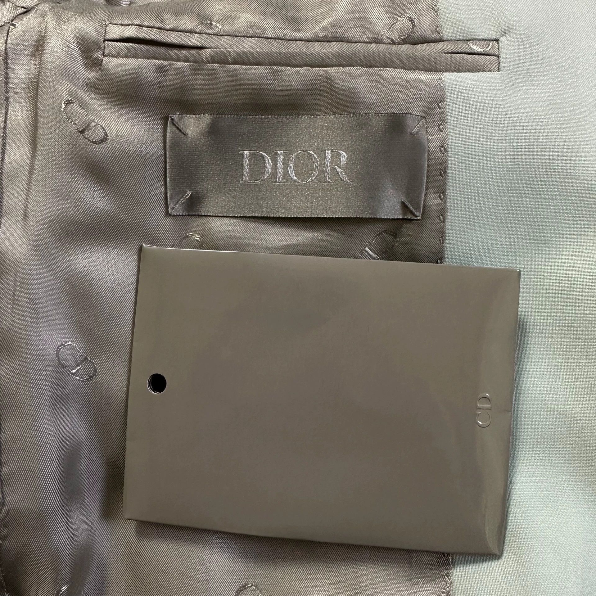 Dior Dior Man Light Blue Wool Suit Jacket Size US M / EU 48-50 / 2 - 3 Thumbnail