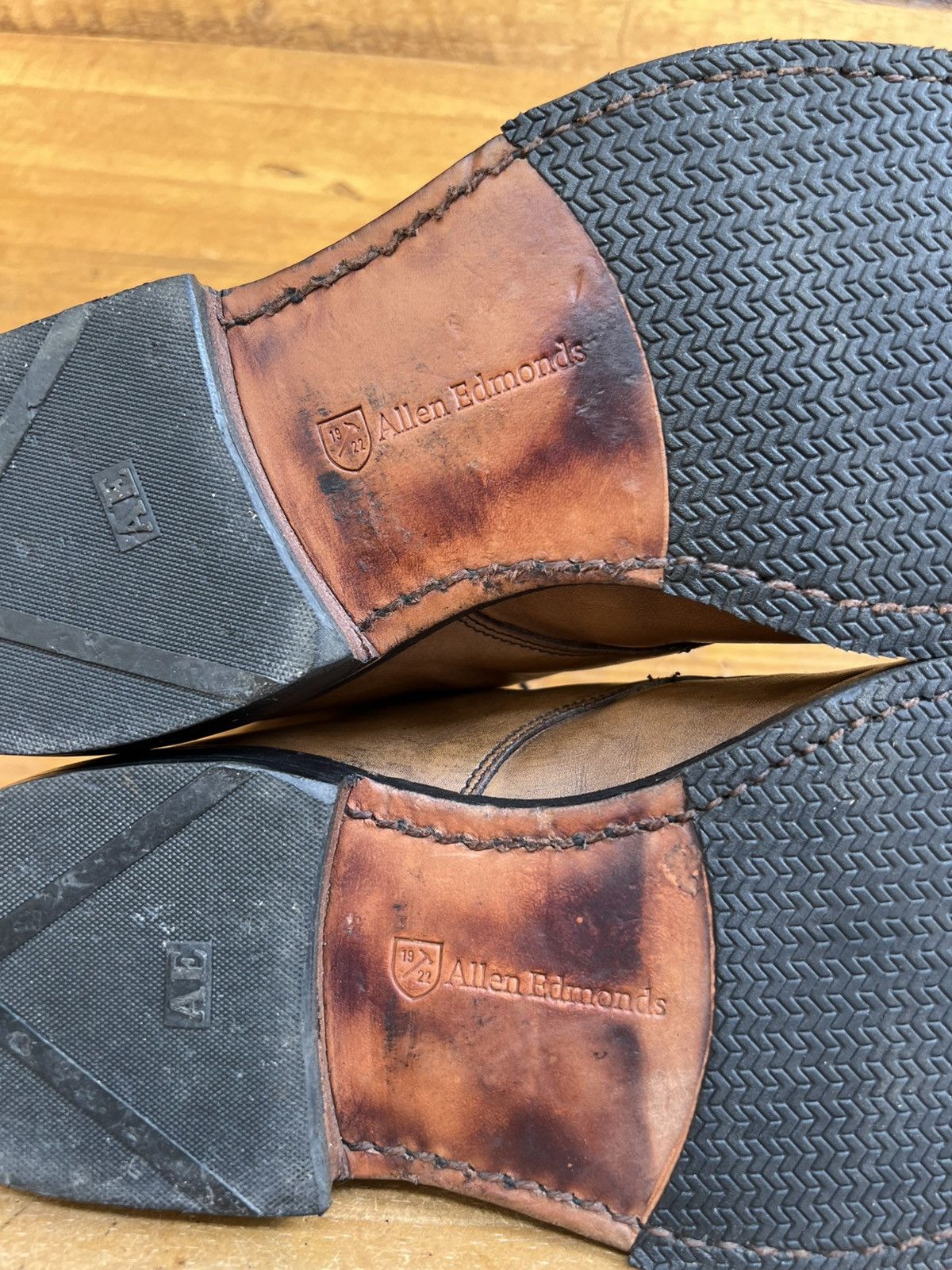 Allen Edmonds Allen Edmonds Portland Brown Leather Lace Up Split Toe Boot Size US 7.5 / EU 40-41 - 14 Thumbnail