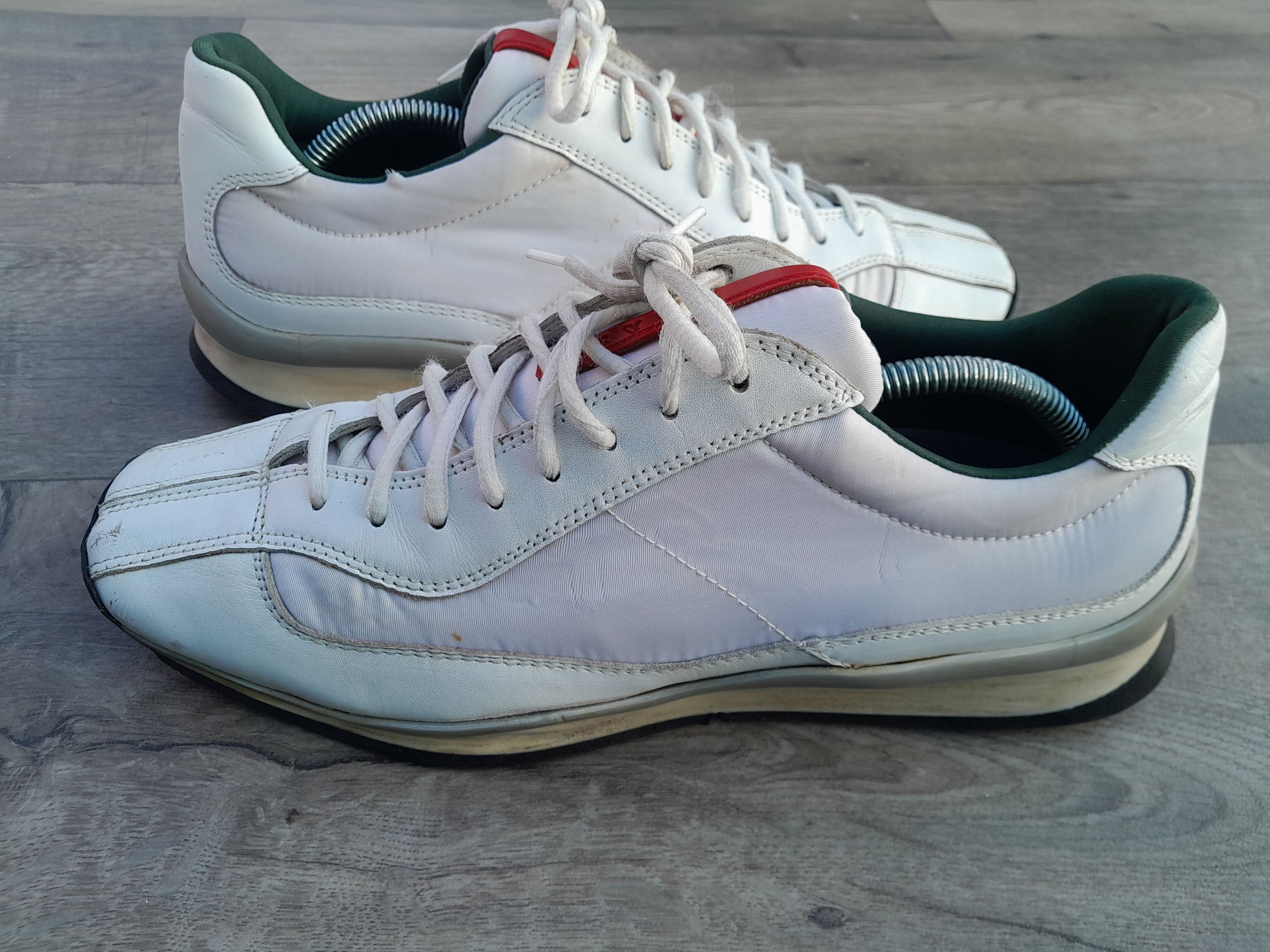 Prada PRADA Sneaker LUX ITALY Made white Men Leather/Nylon Size US 9 / EU 42 - 3 Thumbnail