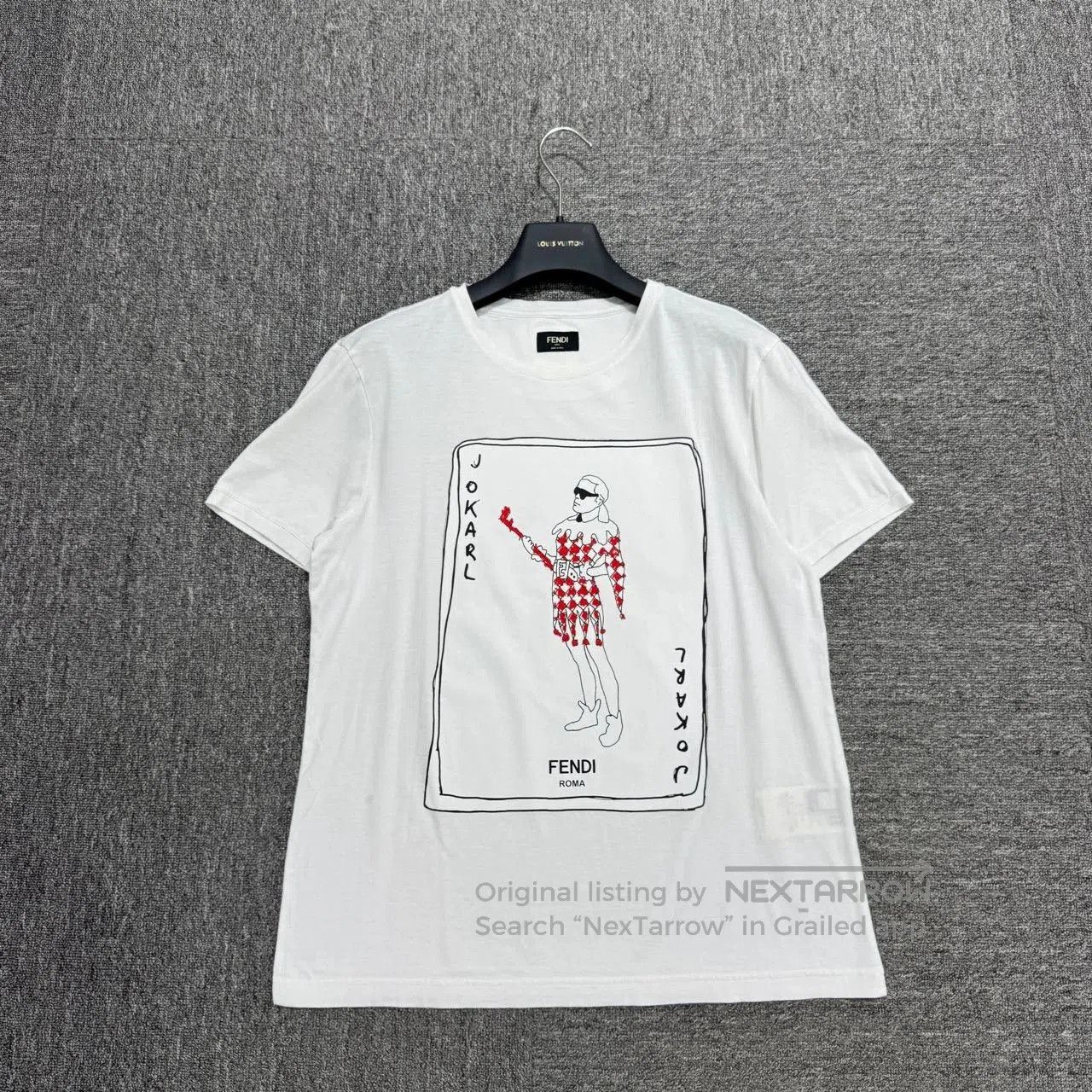 Fendi Fendi Karl Lagerfeld Poker Print Tee. Size US L / EU 52-54 / 3 - 1 Thumbnail