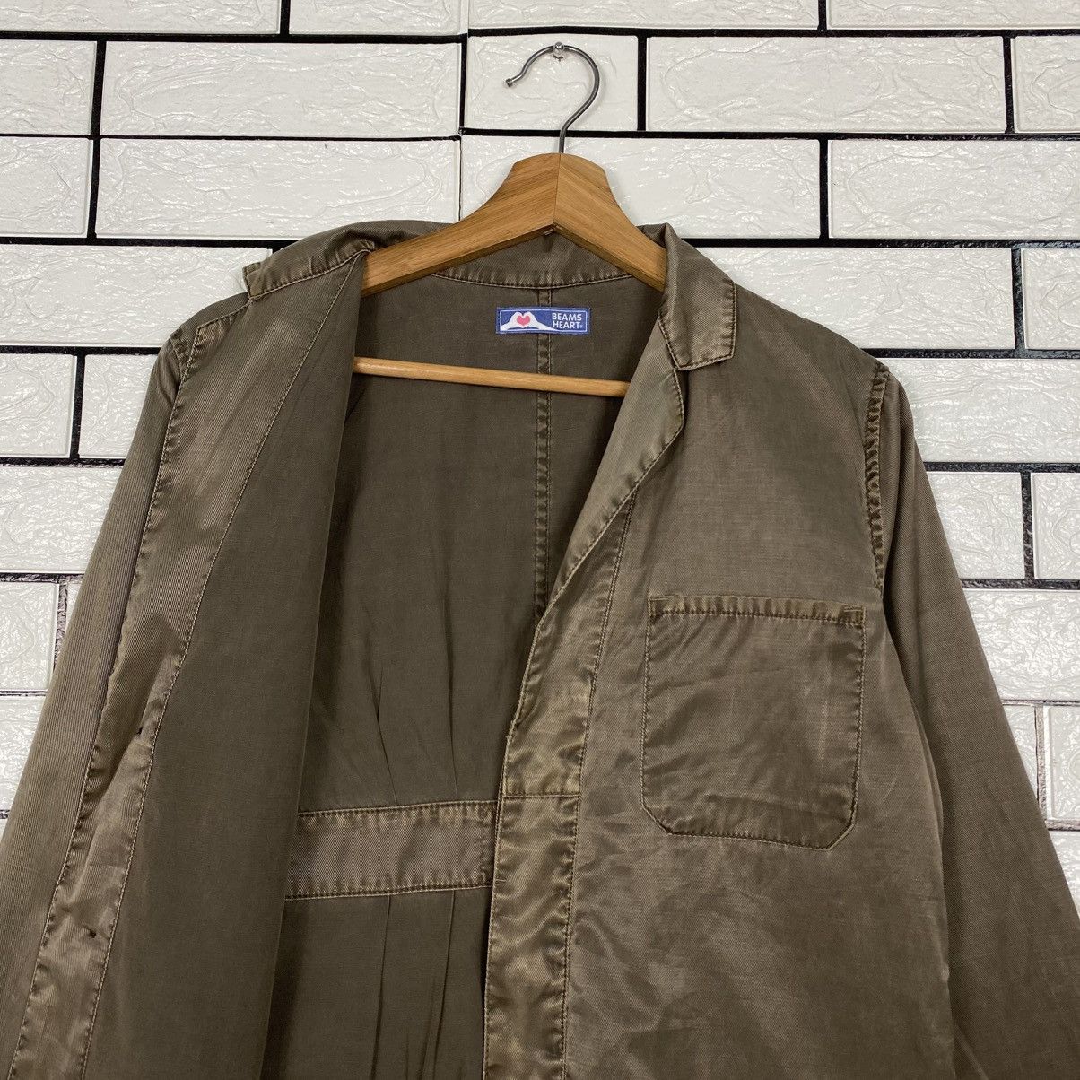 Beams Japan 📌Vintage Chore Work Jacket Beams Heart Issey Miyake Size US M / EU 48-50 / 2 - 13 Thumbnail