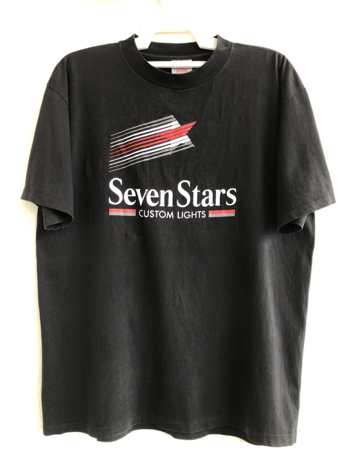 Vintage Vintage 90s Seven Stars Custom Lights Tee Size US XL / EU 56 / 4 - 1 Thumbnail