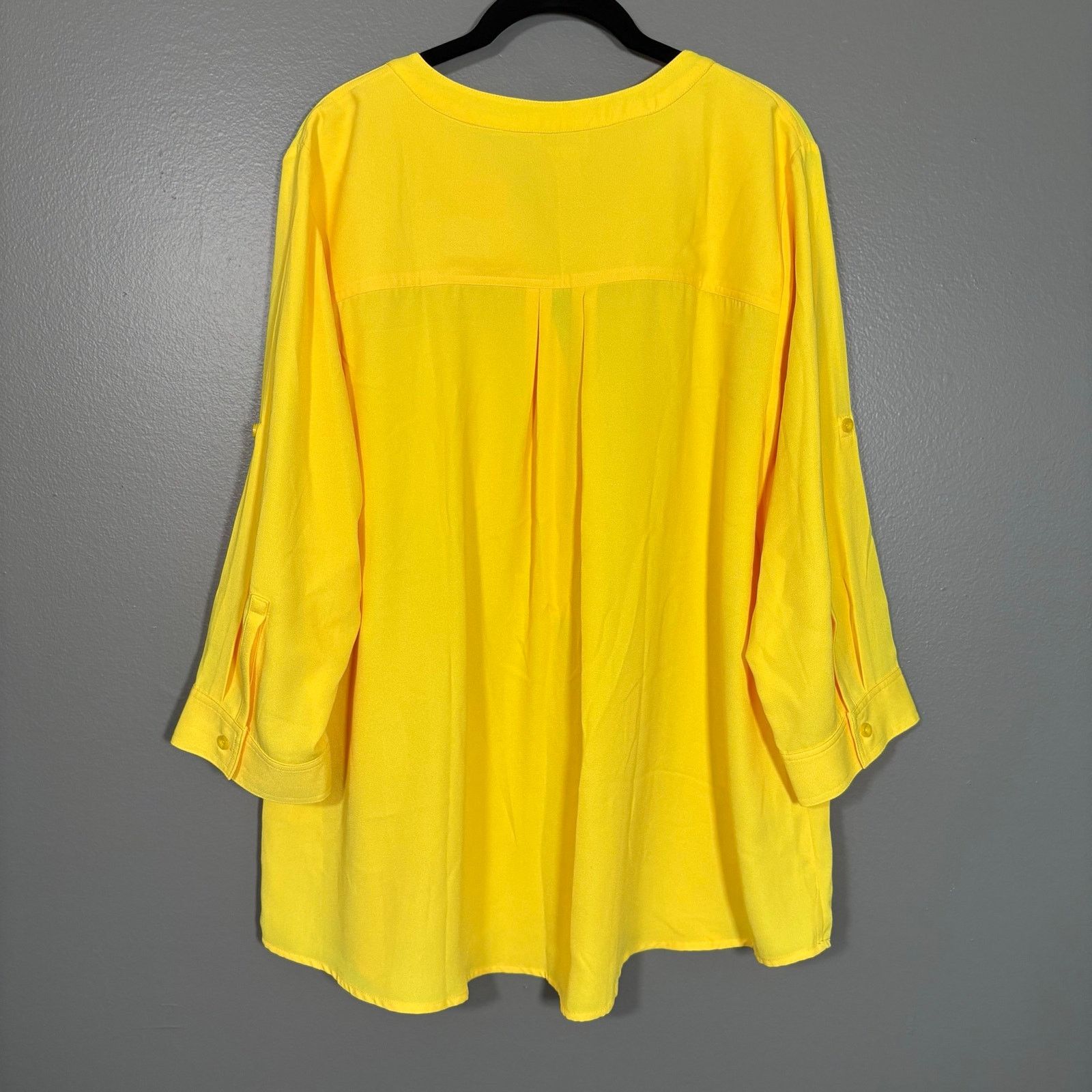 Other Monroe & Main NWT Bright Yellow Minimalist Oversized Top Size XL / US 12-14 / IT 48-50 - 6 Thumbnail