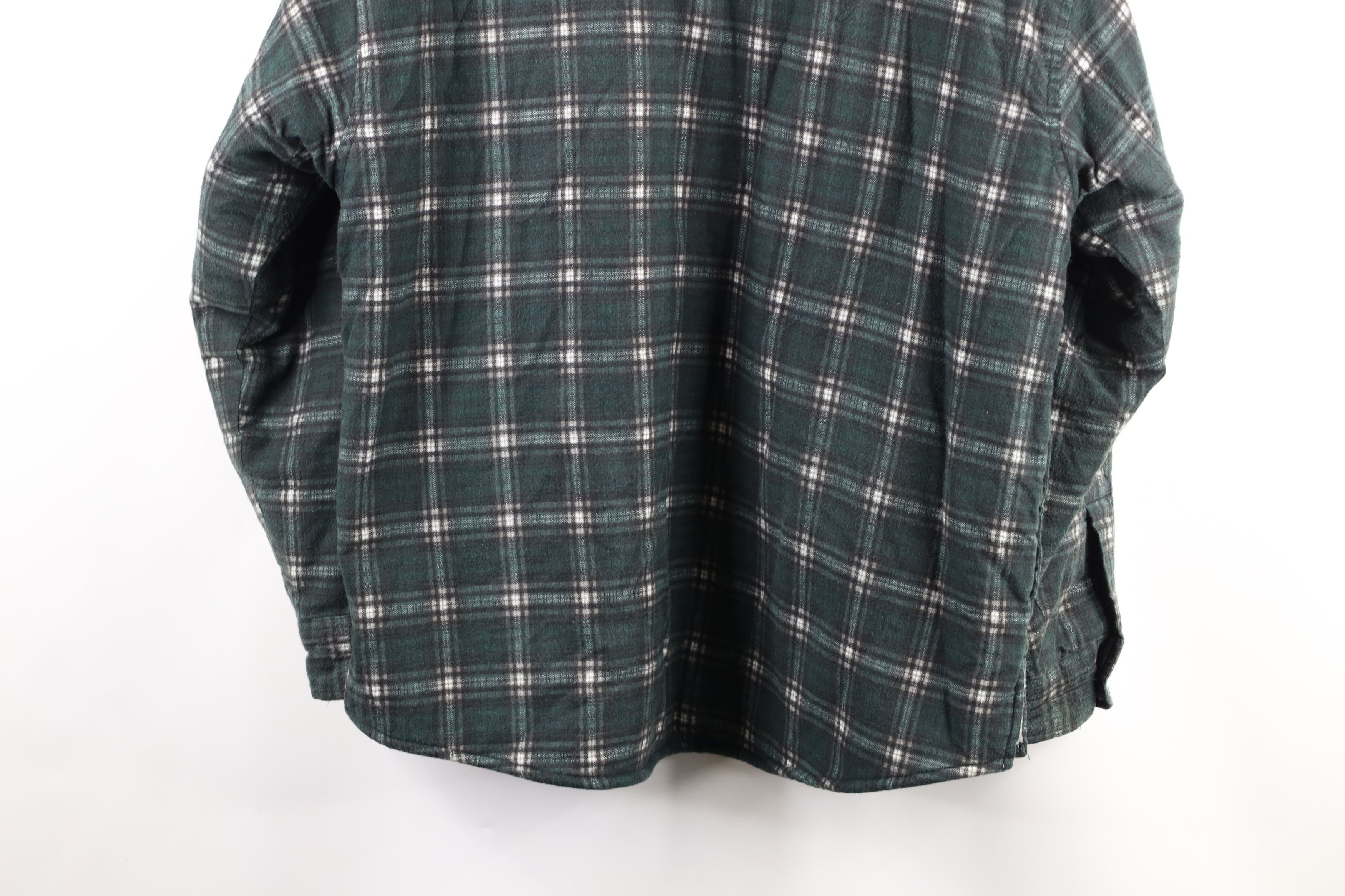 Vintage Vintage 90s Streetwear Fit Fleece Lined Flannel Jacket Plaid Size US XL / EU 56 / 4 - 9 Thumbnail