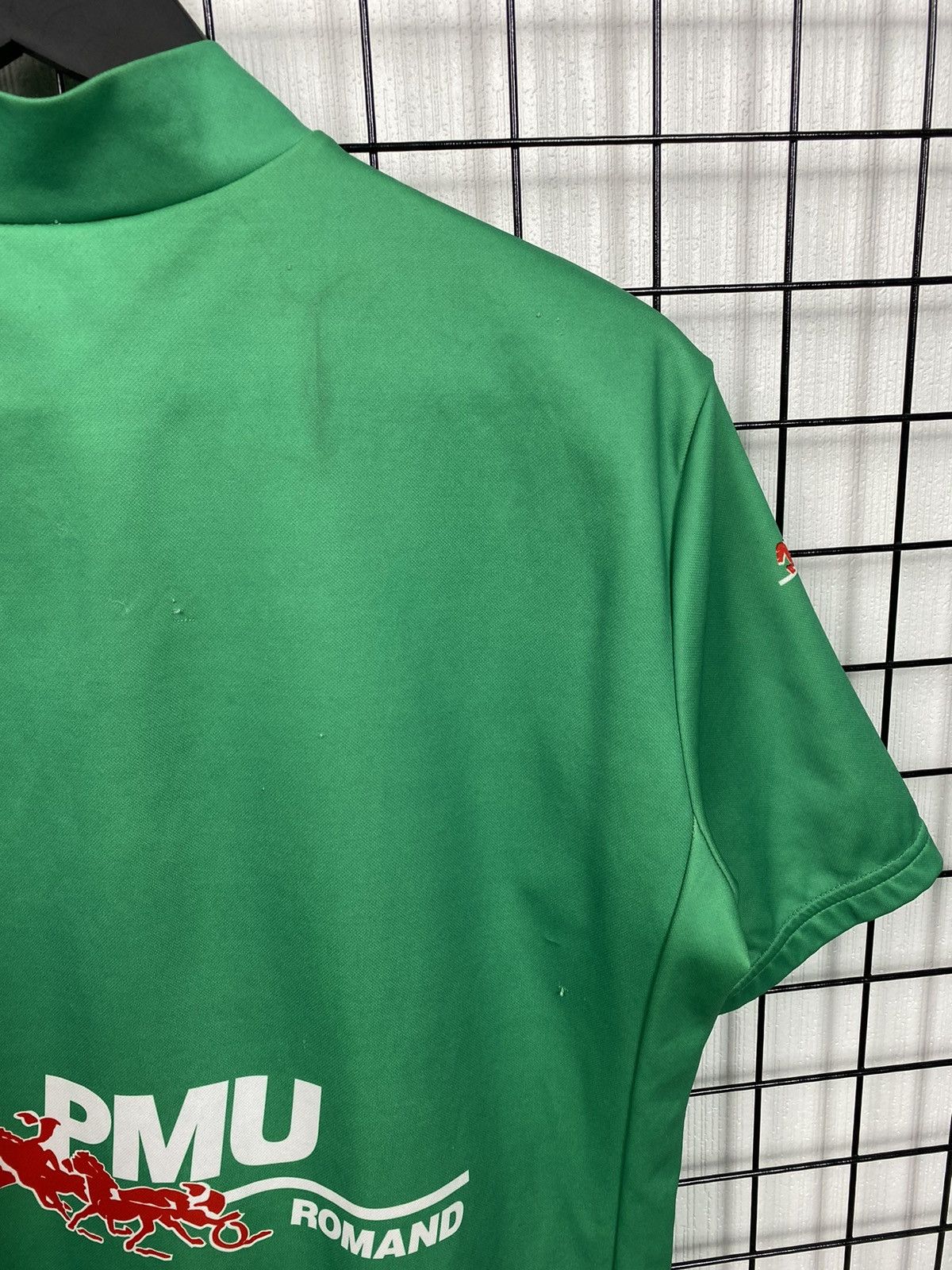 Other Rare Vintage PMU Romand Sportful Cycling Jersey Men L green Size US L / EU 52-54 / 3 - 18 Thumbnail