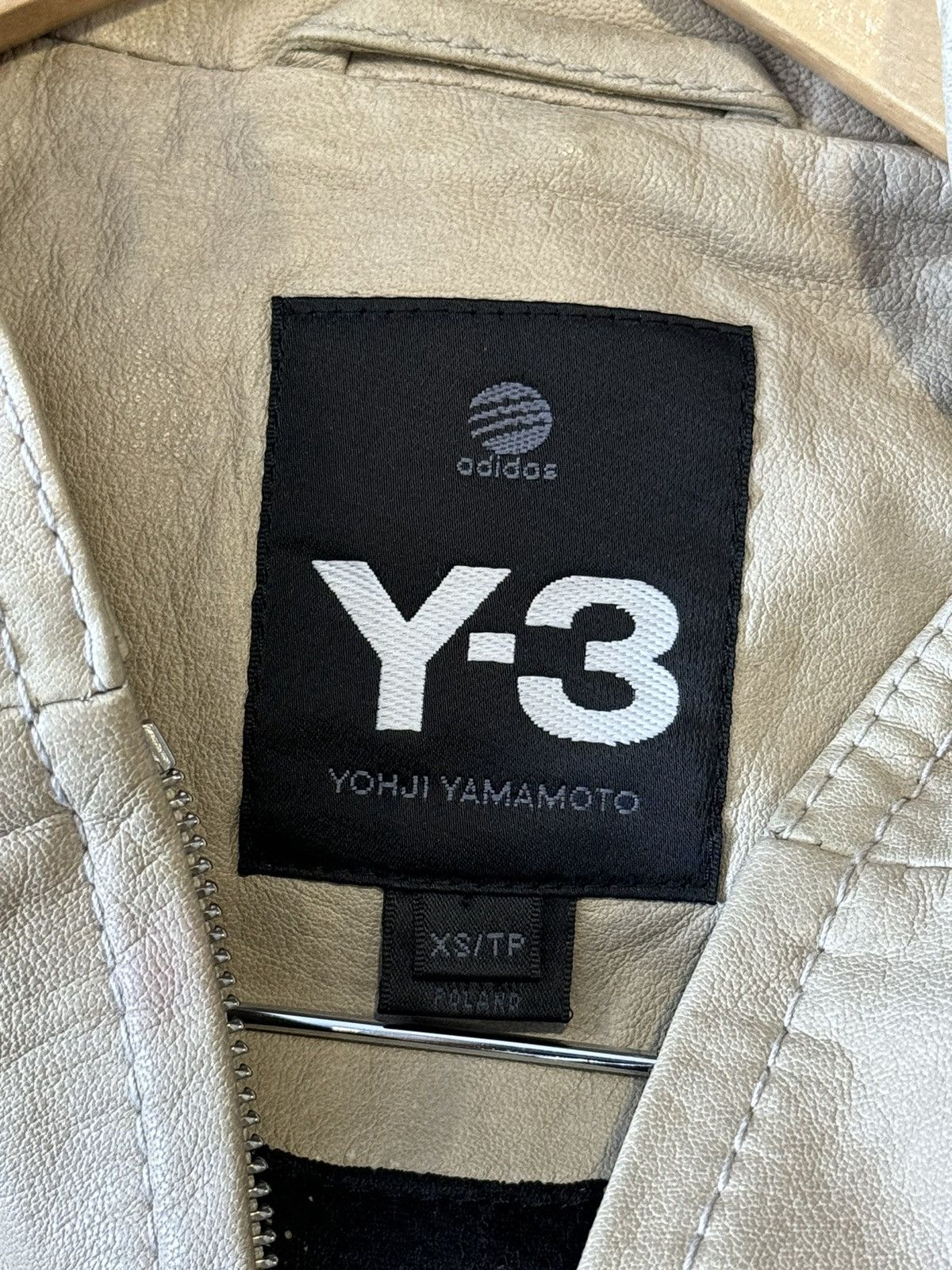 Adidas Y-3 Yohji Yamamoto | Adidas | Leather Hoodie Jacket Size US XS / EU 42 / 0 - 10 Thumbnail