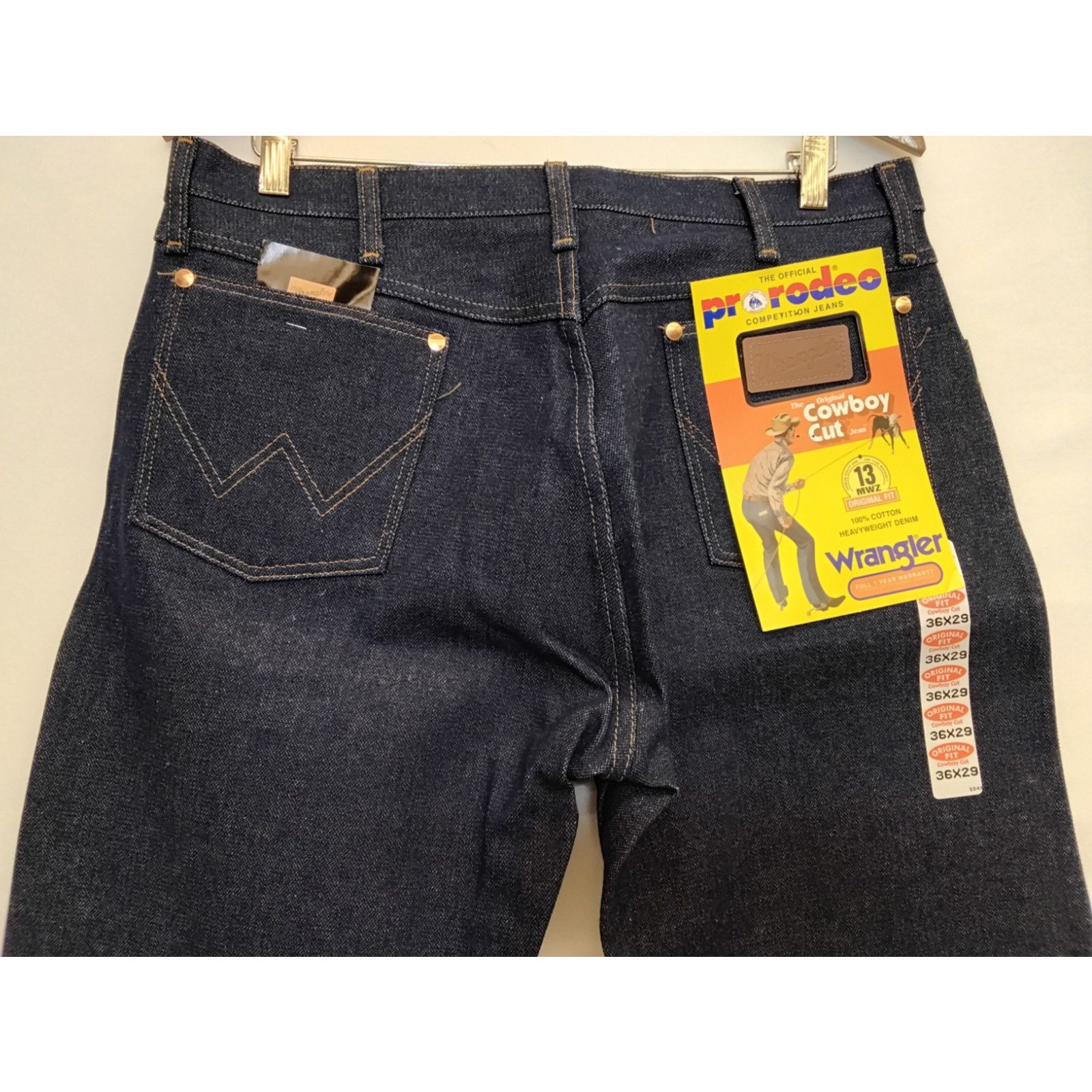 Wrangler Wrangler Pro Rodeo Cowboy Cut Jeans Men's 36 Deadstock VTG Size US 36 / EU 52 - 4 Thumbnail