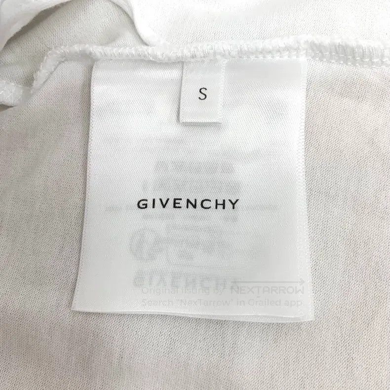 Givenchy Givenchy White Logo Brand Cotton Crewneck Short Sleeve T-S Size US S / EU 44-46 / 1 - 7 Thumbnail