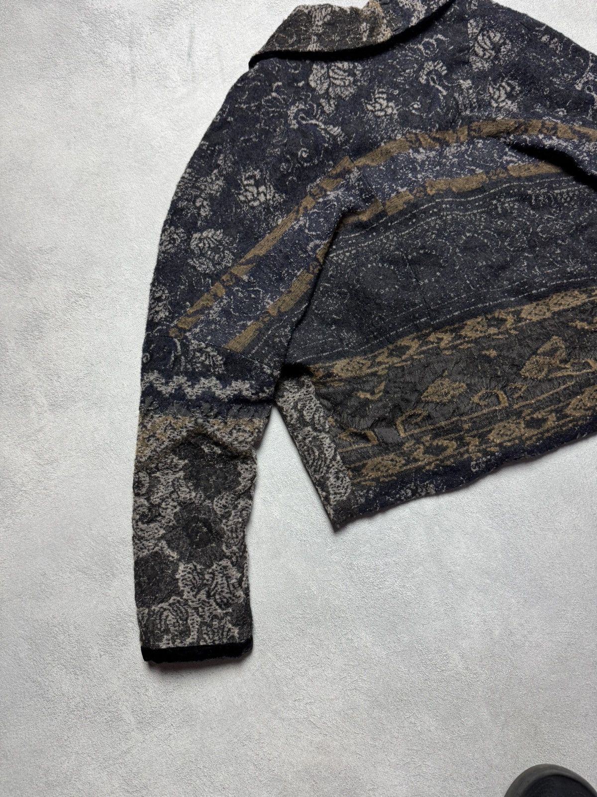 Annette Gortz Annette Gortz Floral Pattern Wool Blazer Jacket Size M / US 6-8 / IT 42-44 - 10 Thumbnail