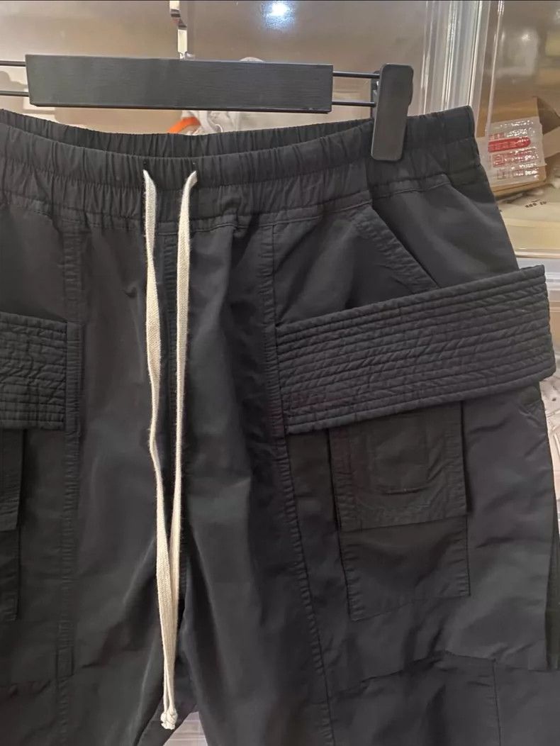 Rick Owens Rick Owens size s Black double-loop nylon pants Size US 28 / EU 44 - 3 Thumbnail