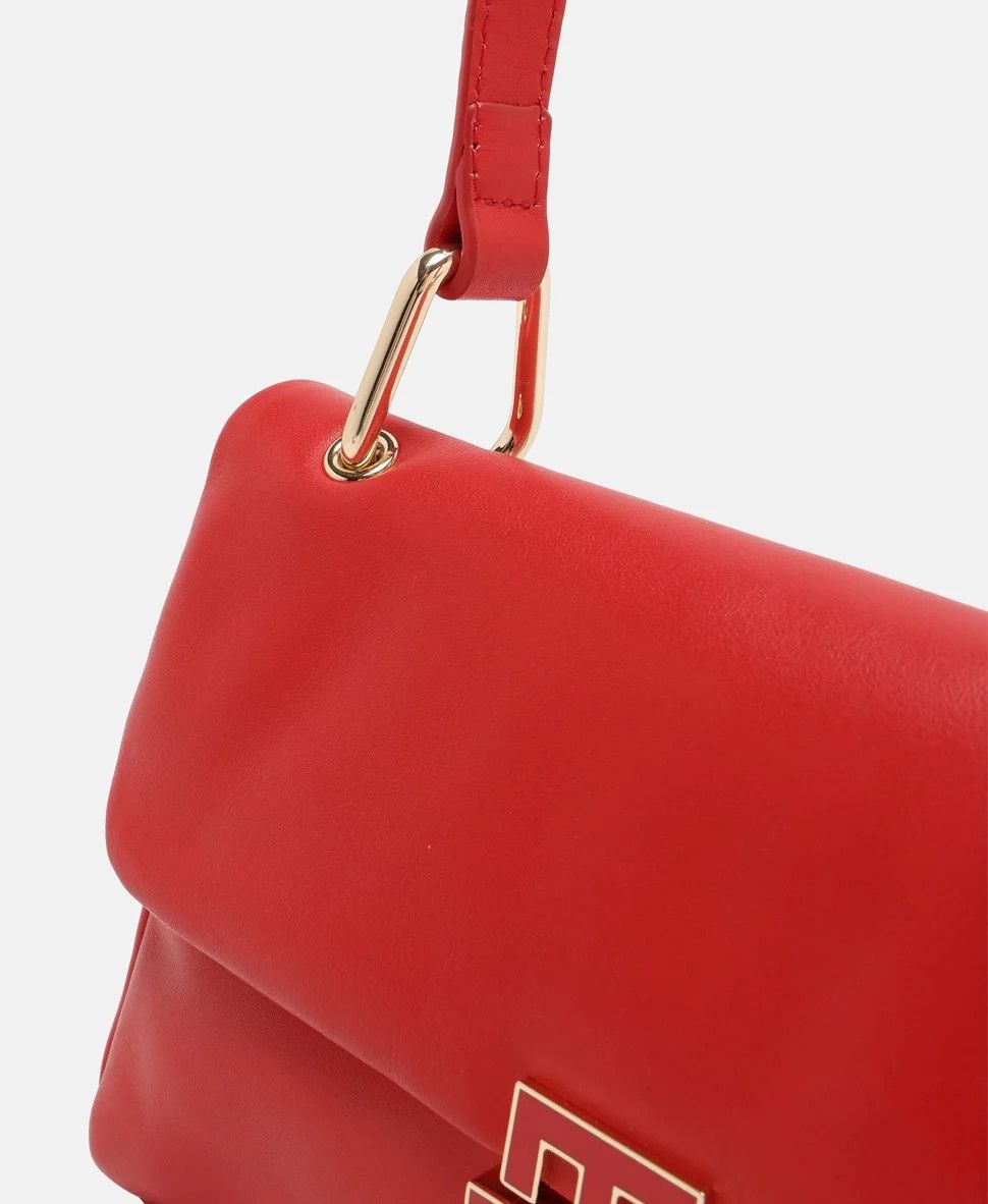 Tommy Hilfiger Tommy Hilfiger Red Leather Messenger Bag Size ONE SIZE - 5 Thumbnail