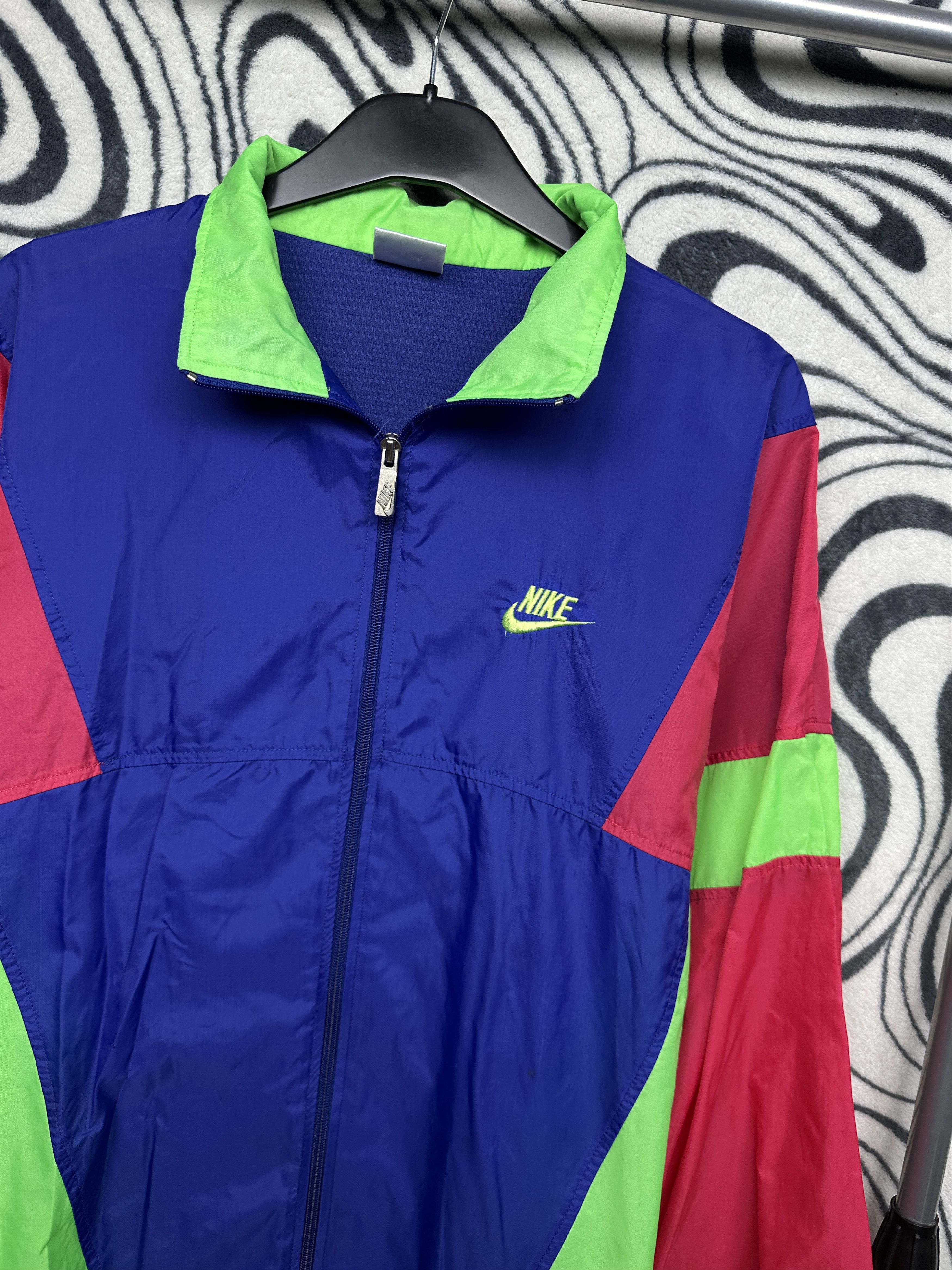 Nike Nike 90s Vintage Mens Nylon Jacket Big Logo Size US M / EU 48-50 / 2 - 6 Thumbnail