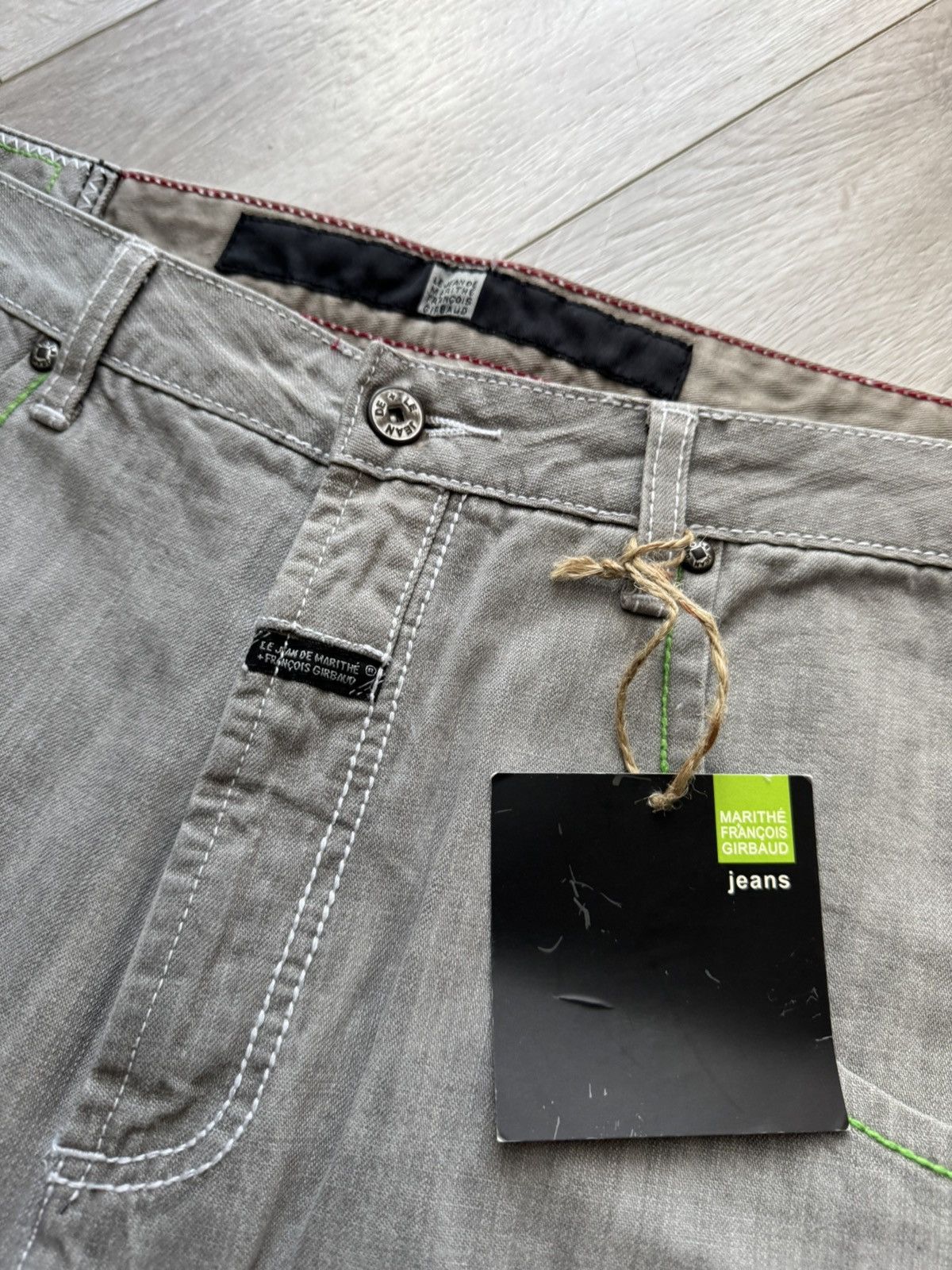 Marithe + Francois Girbaud Vintage Marithe Francois Girbaud Parachute Cargo Shorts Size US 40 / EU 56 - 6 Thumbnail