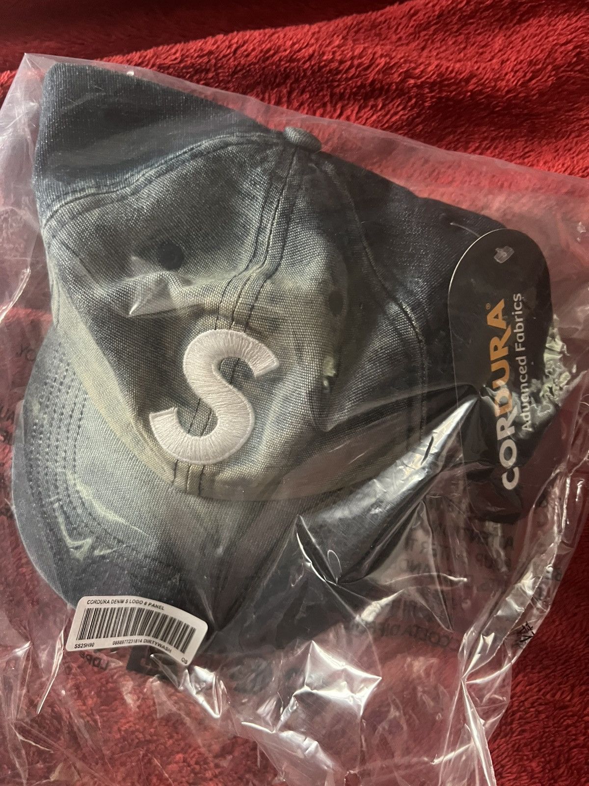 Supreme Supreme S Logo Cordura SS25 Indigo Size ONE SIZE - 1 Thumbnail