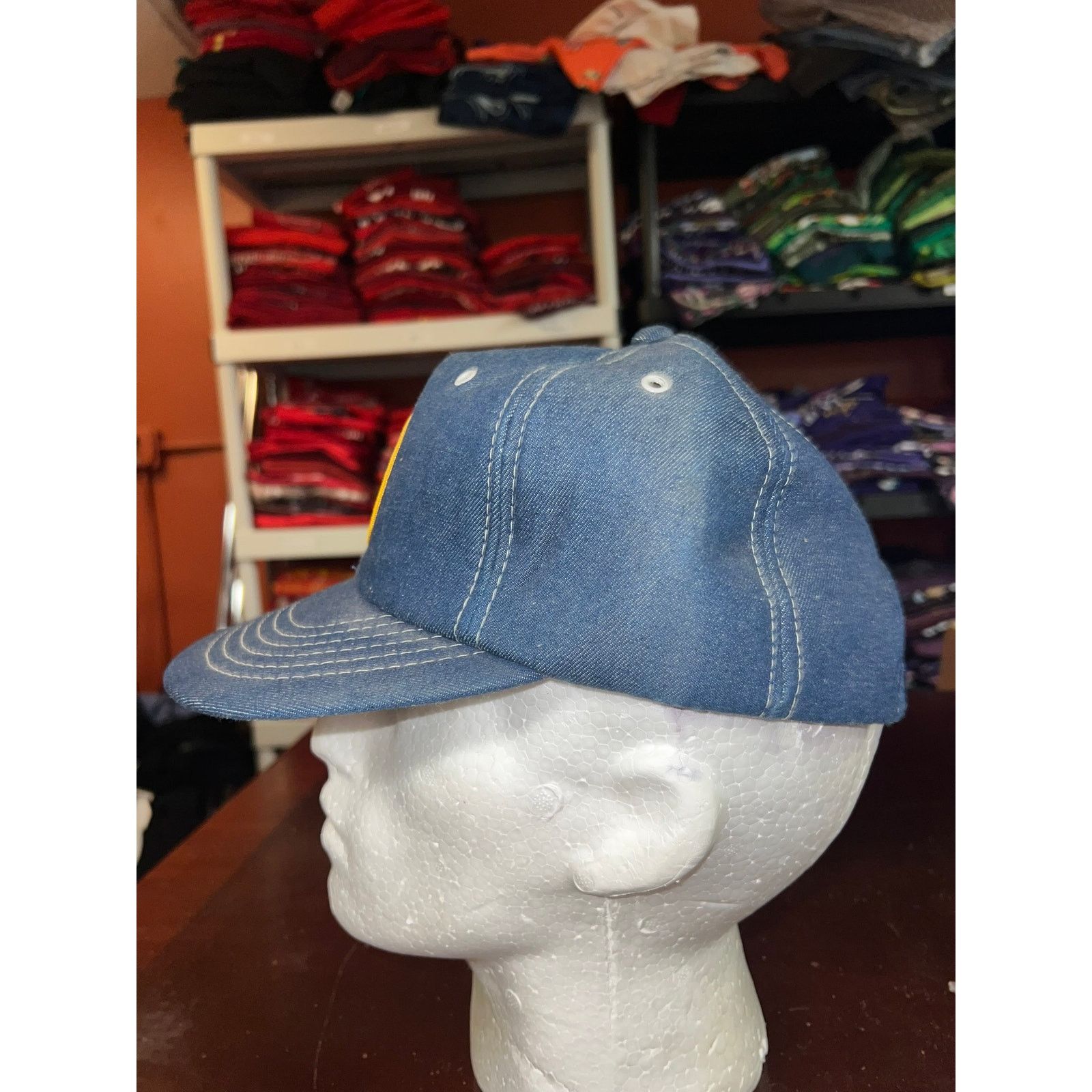 Vintage Vintage Westlake Village Hat Chamber Commerce Denim Cap VTG Size ONE SIZE - 4 Thumbnail