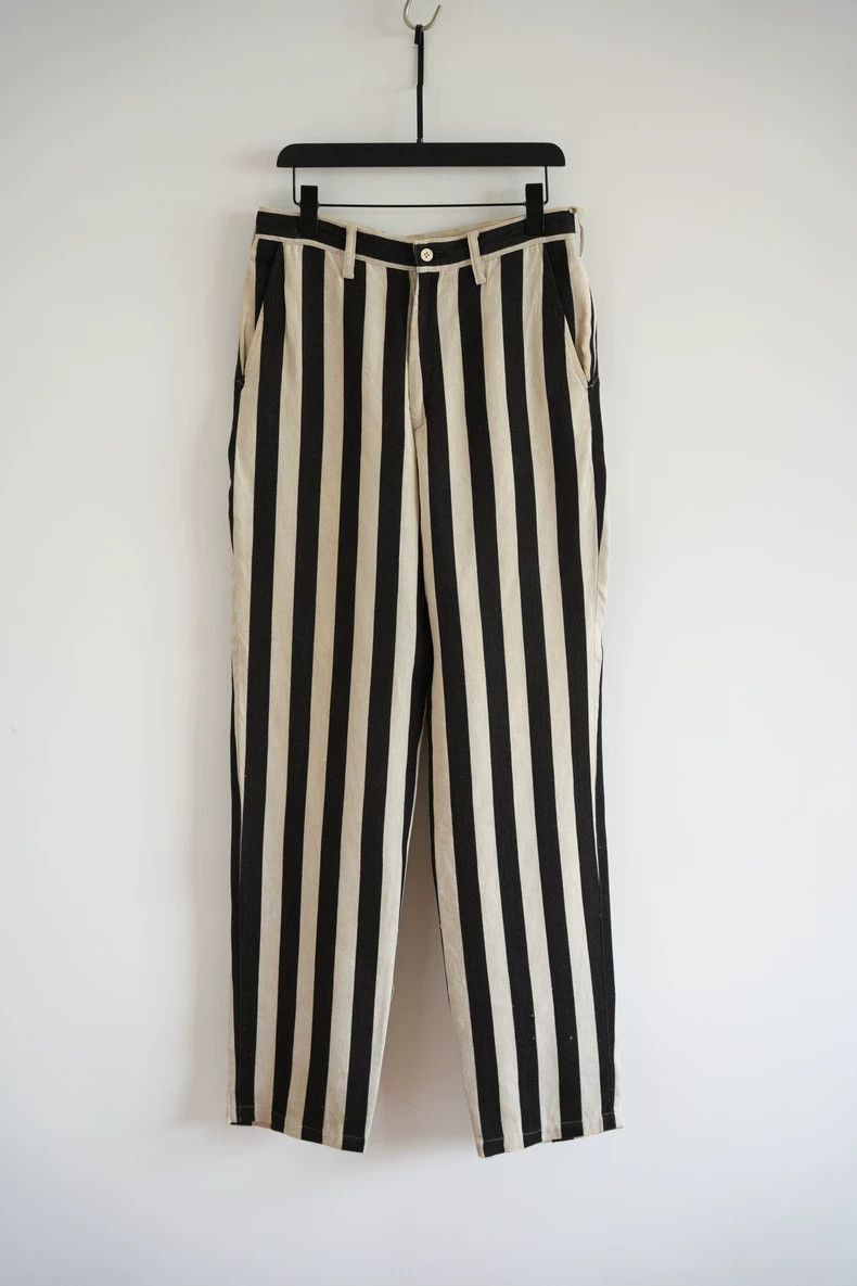 Yohji Yamamoto Yohji Yamamoto Yohji Yamamoto Striped Pants 2006 Spring/Su Size US 26 / EU 42 - 1 Thumbnail