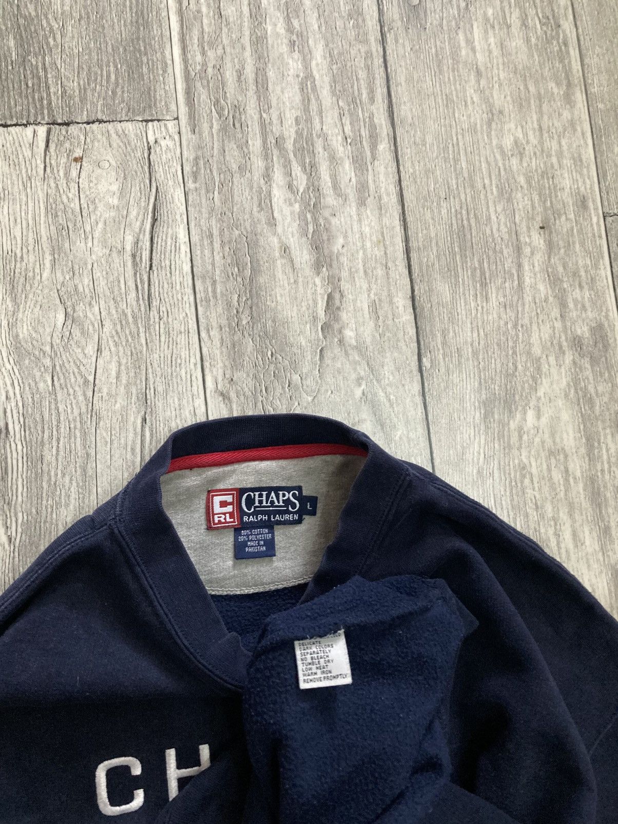 Chaps Ralph Lauren × Polo Ralph Lauren × Vintage Vintage 90s chaps Polo Ralph Lauren crewneck sweatshirt y2k Size US L / EU 52-54 / 3 - 7 Thumbnail