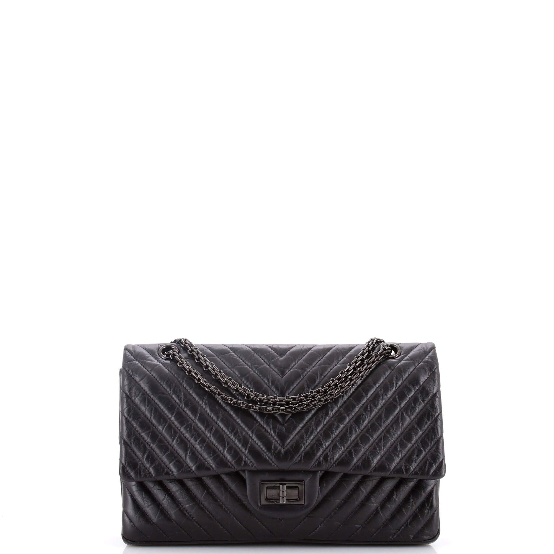 Chanel So Black Reissue 2.55 Flap Bag Size ONE SIZE - 1 Thumbnail