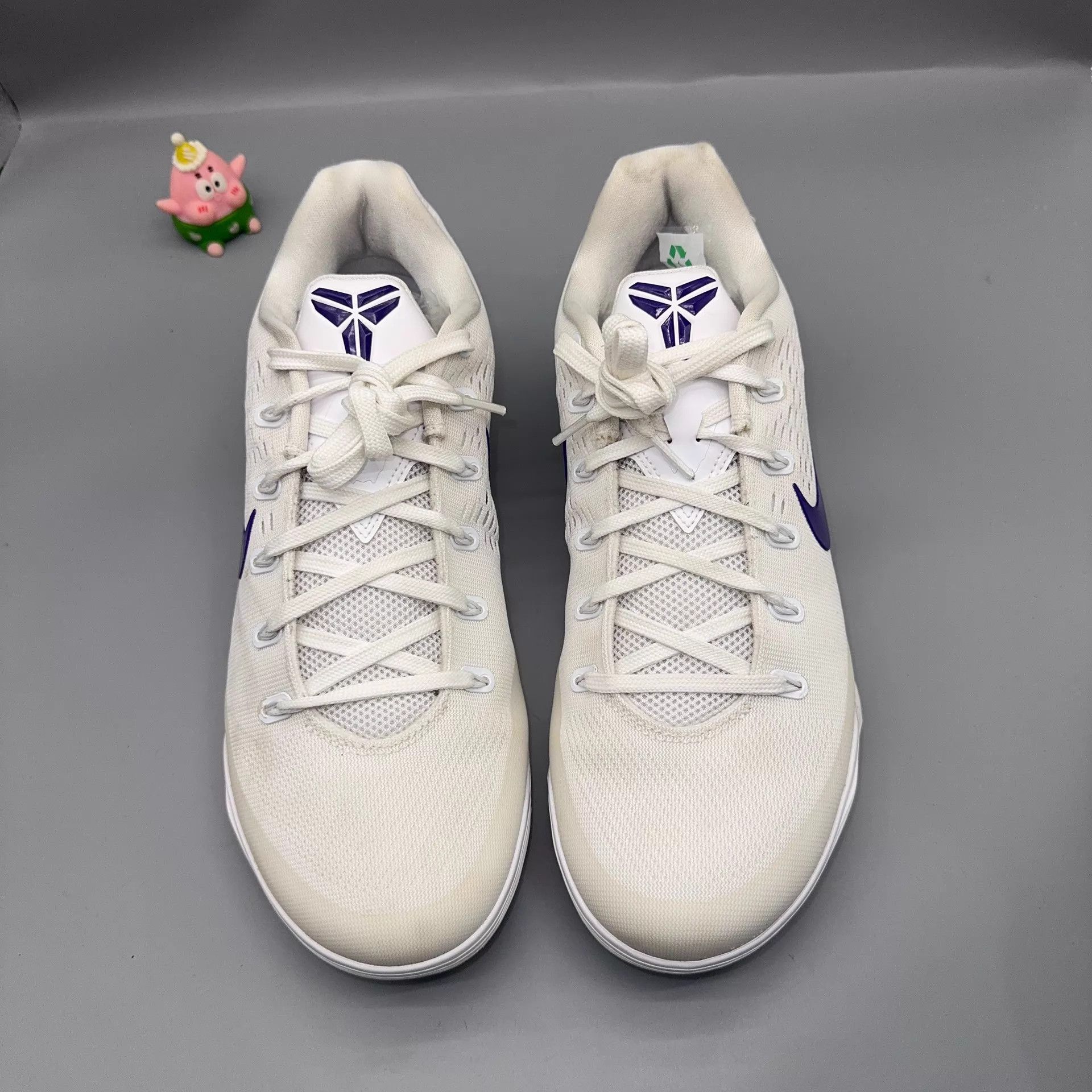 Nike Nike Kobe 9 IH1401-100 White Purple Used Size 44.5 Size US 11.5 / EU 44-45 - 2 Thumbnail
