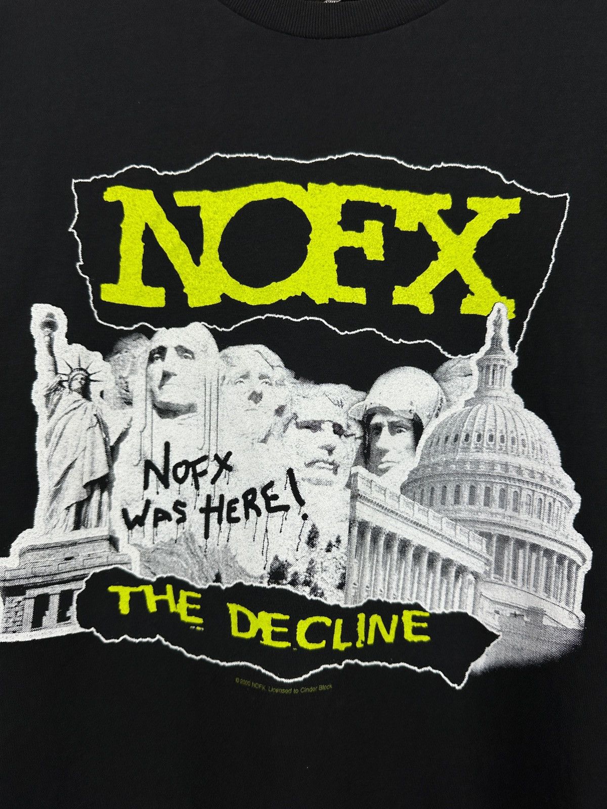 Band Tees 2000 Vintage NOFX The Decline Band T-Shirt Size US XL / EU 56 / 4 - 9 Thumbnail