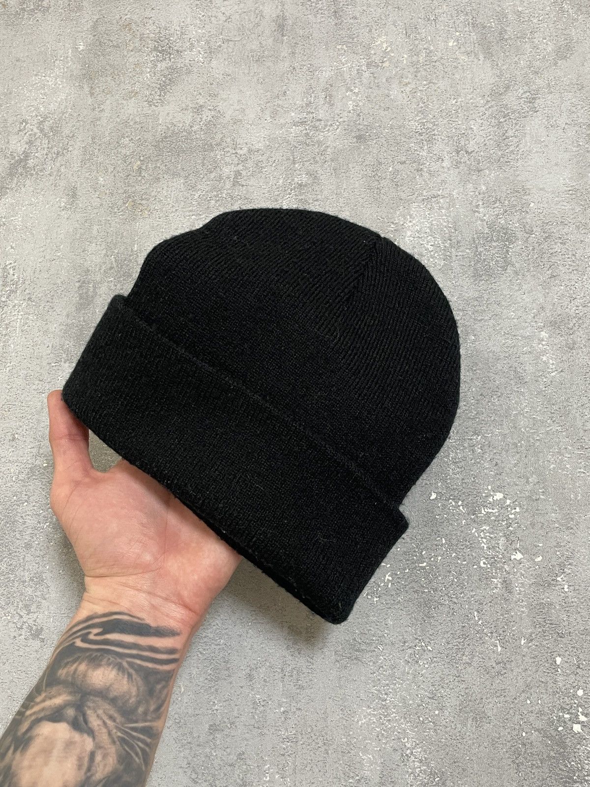 Nike Nike Vintage Nike Y2K 90's Big Swoosh Logo Black Hat Beanie Size ONE SIZE - 5 Thumbnail