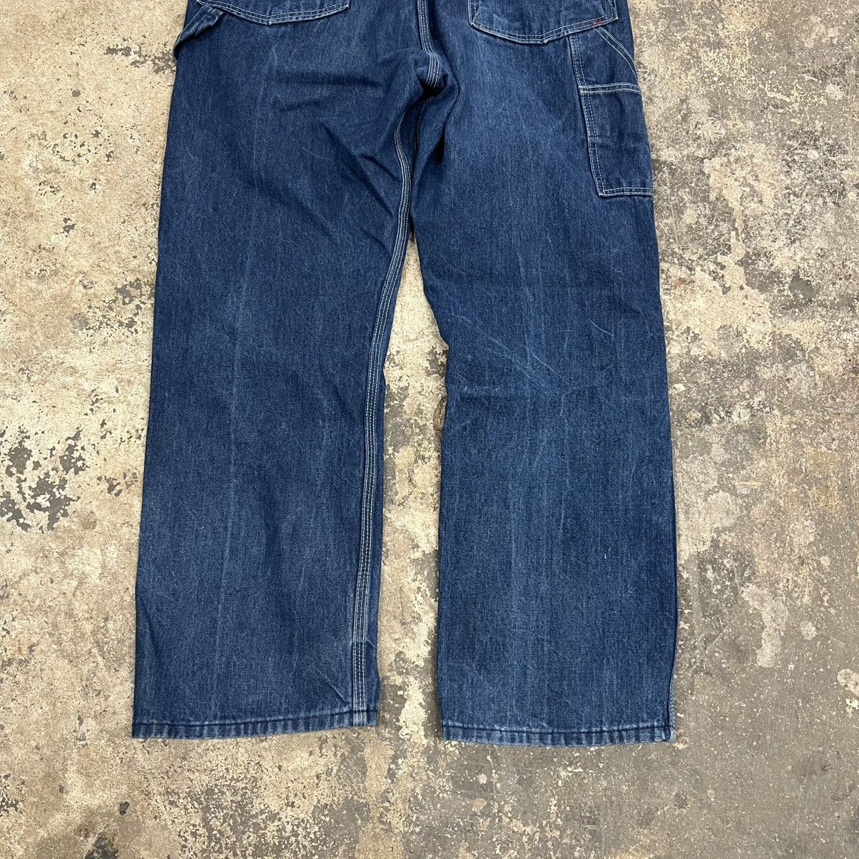 Carhartt × Dickies × Vintage Vintage roundhouse denim overalls Size US L / EU 52-54 / 3 - 7 Thumbnail