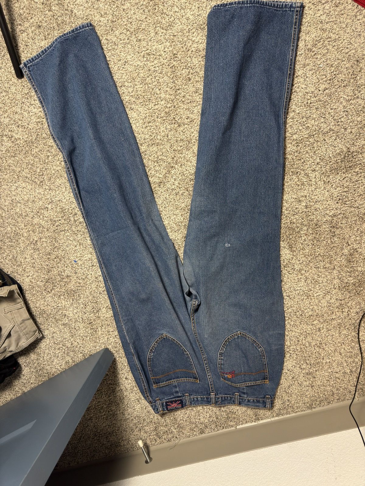 Vintage Vintage Britannia Women’s Wide-Leg Jeans Size 32" / US 10 / IT 46 - 2 Thumbnail