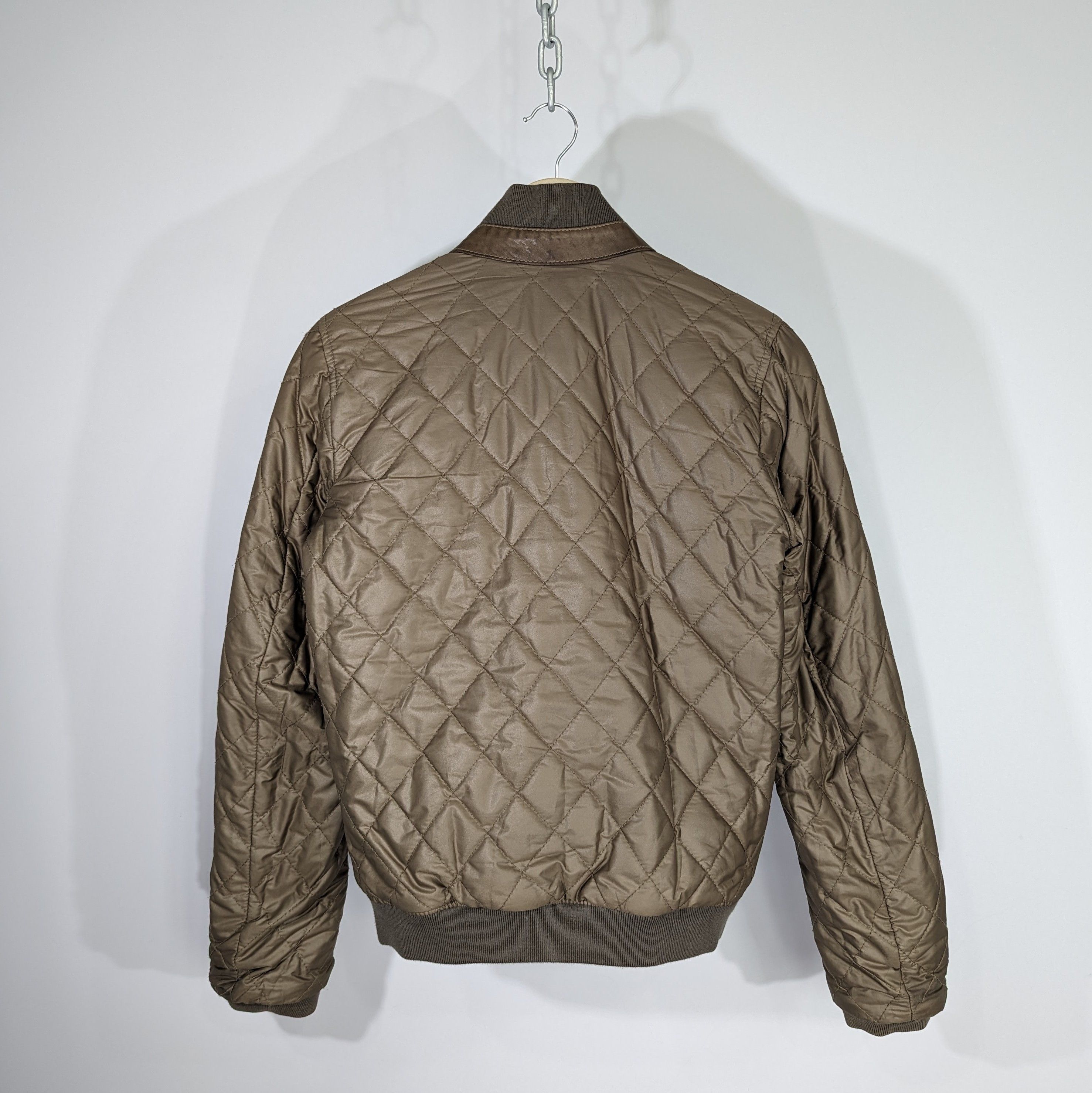 Diesel Diesel Reversible Leather and Polyester Jacket Beige Size S Size S / US 4 / IT 40 - 16 Thumbnail