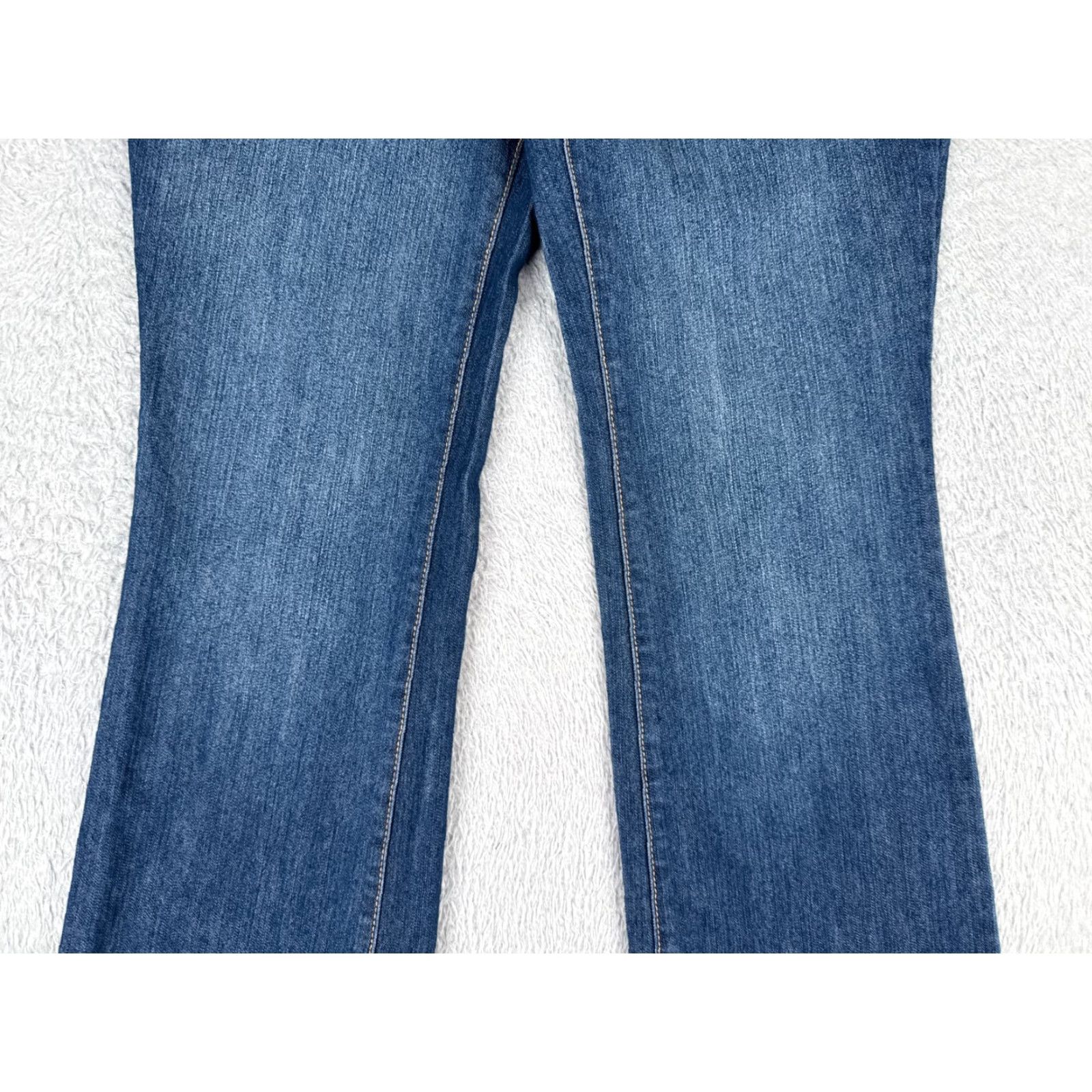Faded Glory Faded Glory Jeans Women 8 Blue Denim Bootcut Mid Rise Cotton Stretch 28x30 Pants Size 30" / US 8 / IT 44 - 3 Thumbnail