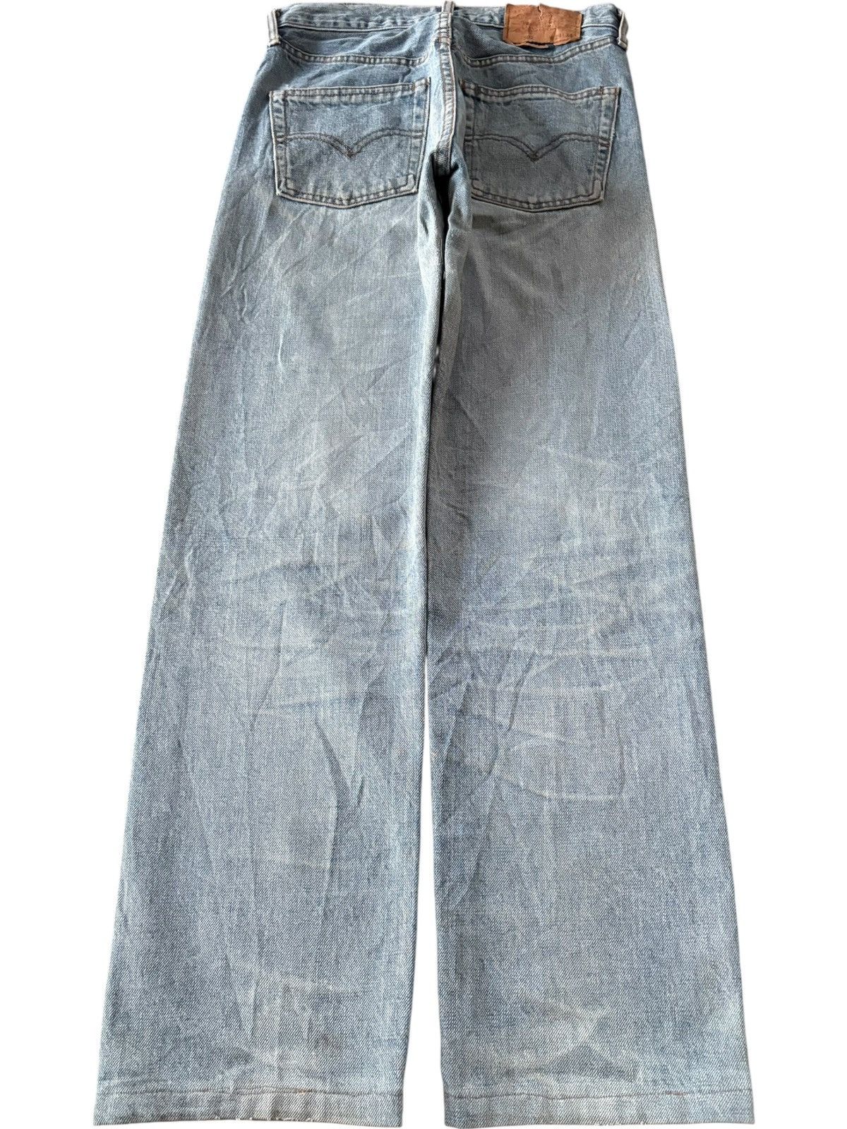 Levi's Vintage 90s Levis 502 Big E Selvedge Faded Wash Loose Jeans Size US 28 / EU 44 - 3 Thumbnail