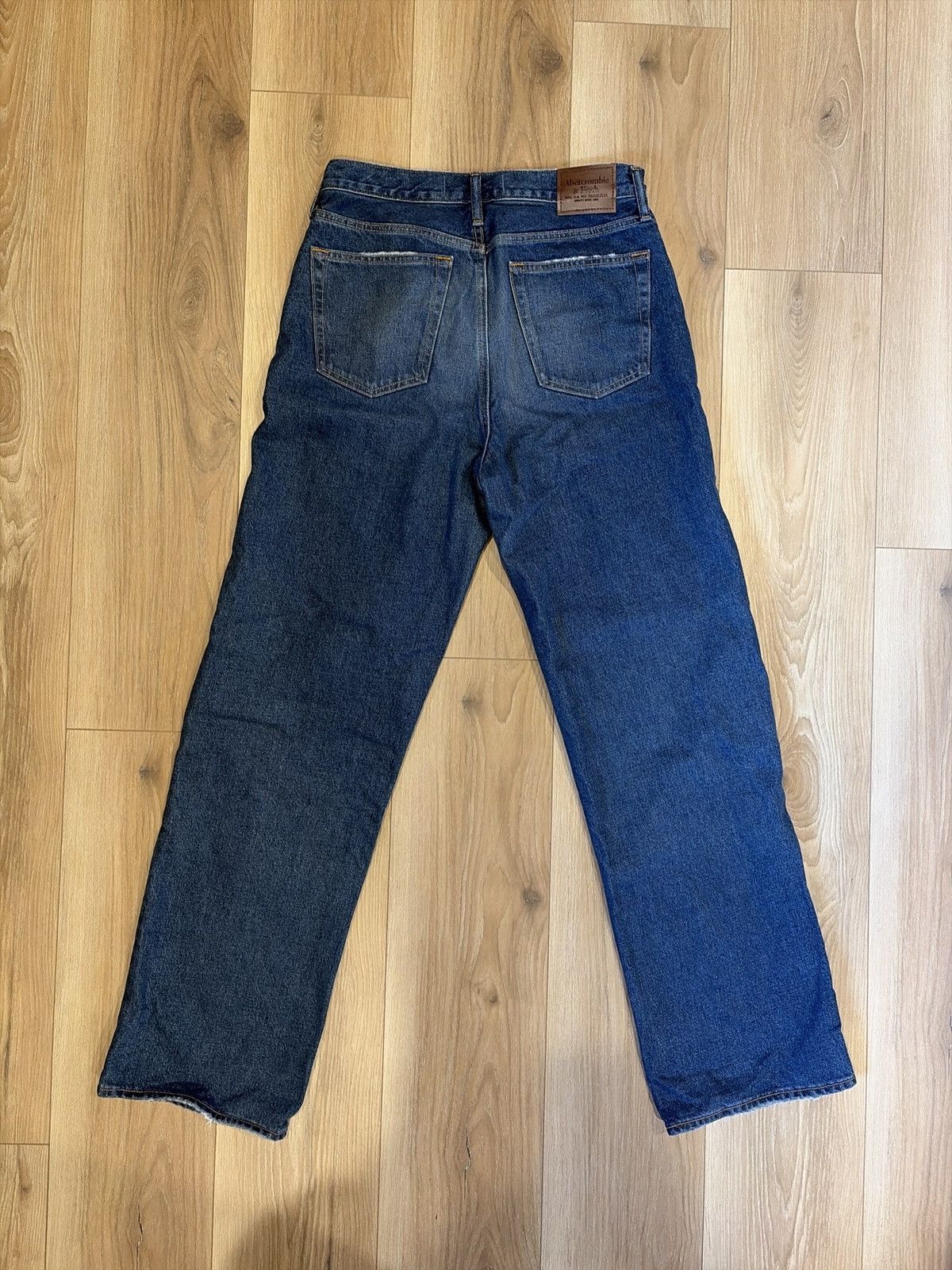 Abercrombie & Fitch Abercrombie Baggy 30 x 34 Dark Blue Jeans Size US 30 / EU 46 - 1 Thumbnail