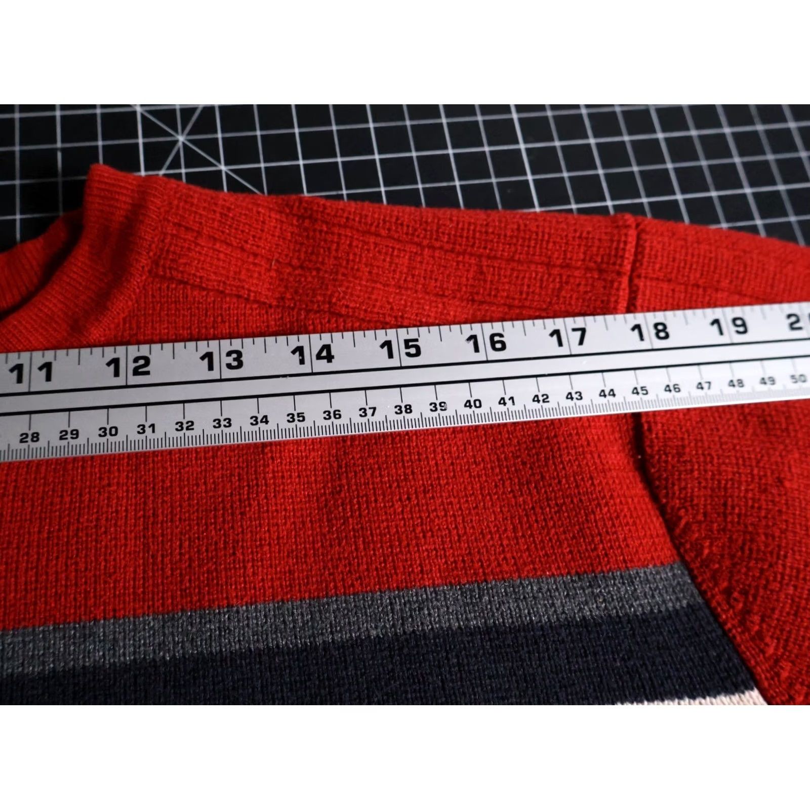 Abercrombie & Fitch VINTAGE Abercrombie & Fitch Sweater Men's XL Red Striped Knit Pullover Crew Neck 90s Hipster Retro Casual Size US XL / EU 56 / 4 - 7 Thumbnail