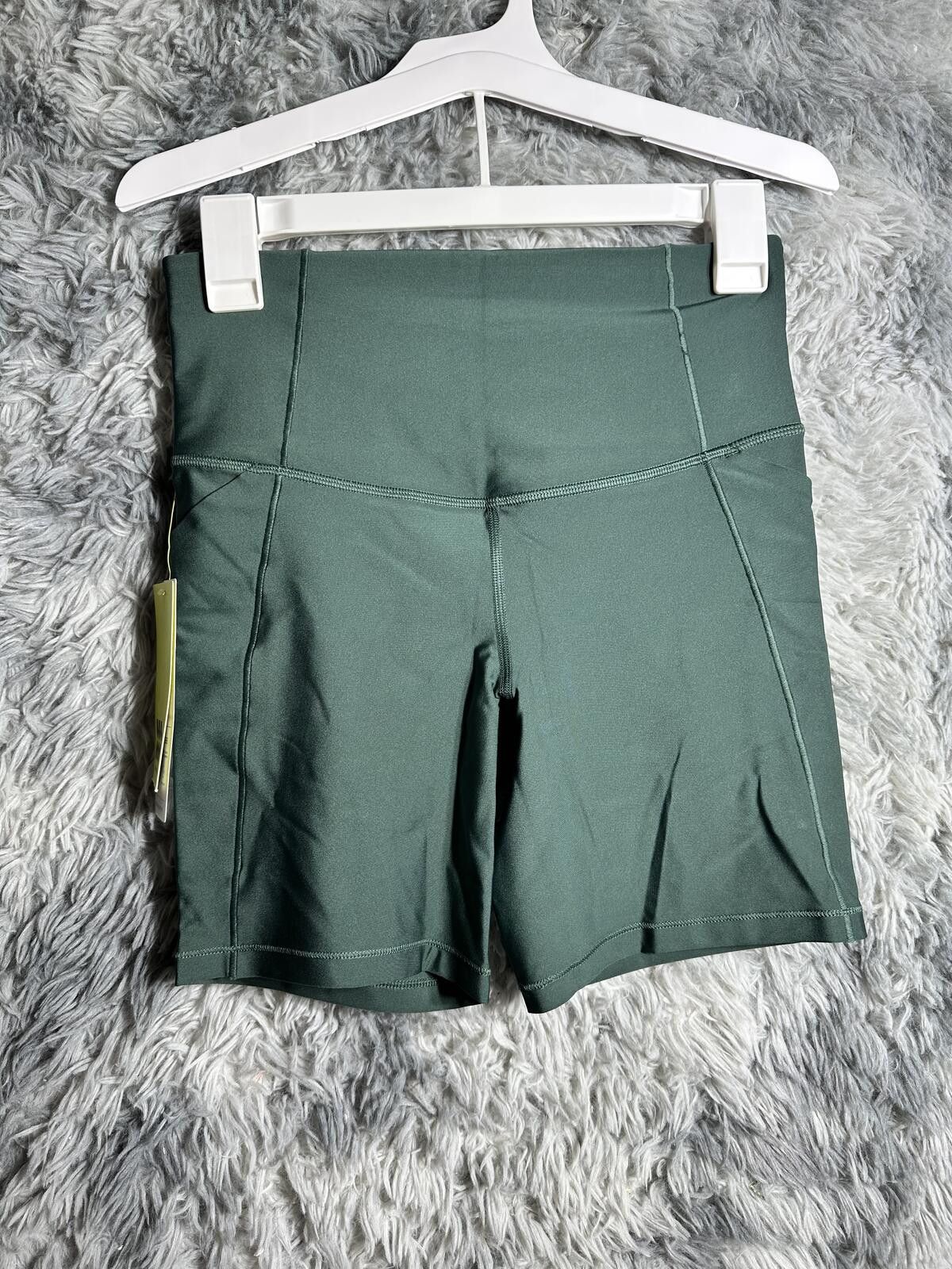 Other All in motion High Waist Green Athletic Shorts w Pockets Size 28" / US 6 / IT 42 - 2 Thumbnail