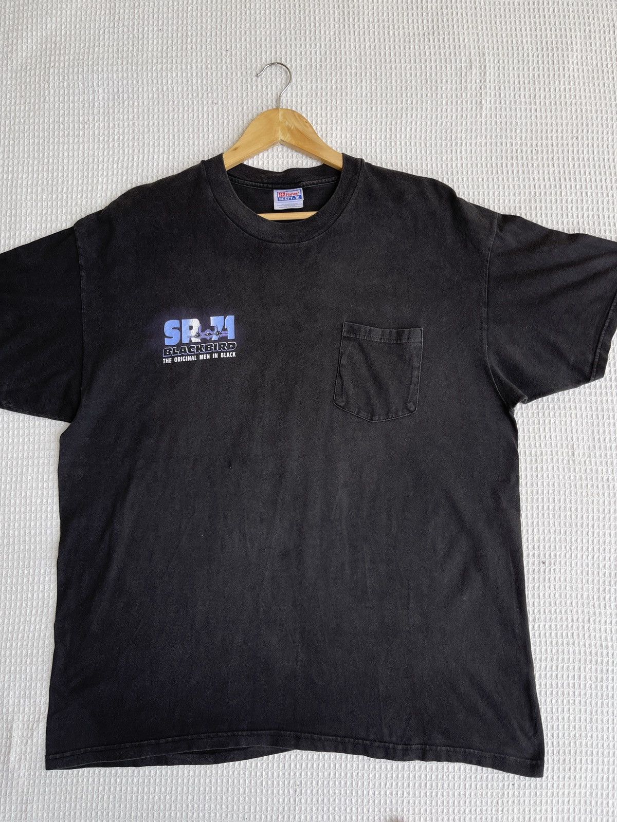 Vintage SUN FADED🔥Rare🔥Vtg SR-71 Black Bird Men In Black Tee Size US XL / EU 56 / 4 - 7 Thumbnail