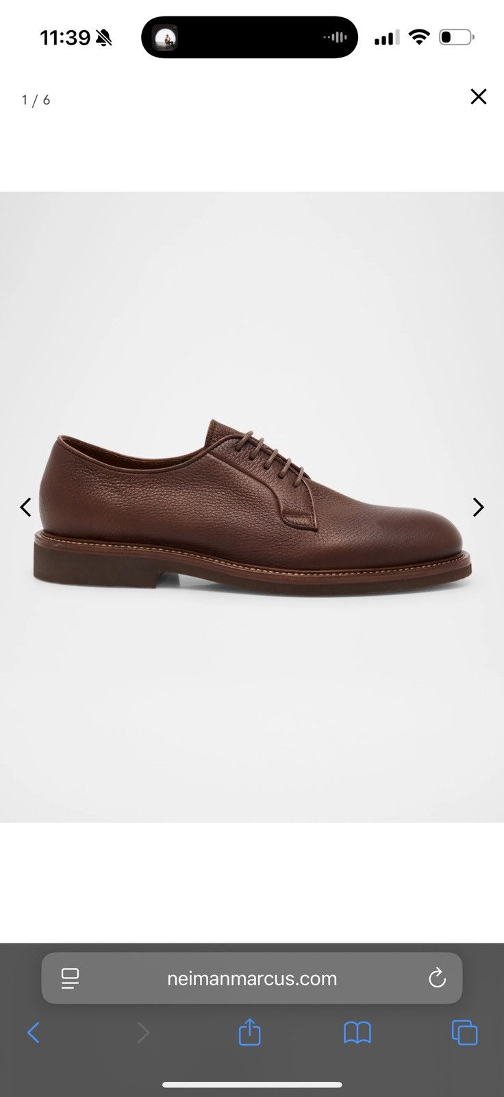 Brunello Cucinelli Brunello Cucinelli Deerskin Derby Shoes Size US 11 / EU 44 - 1 Thumbnail
