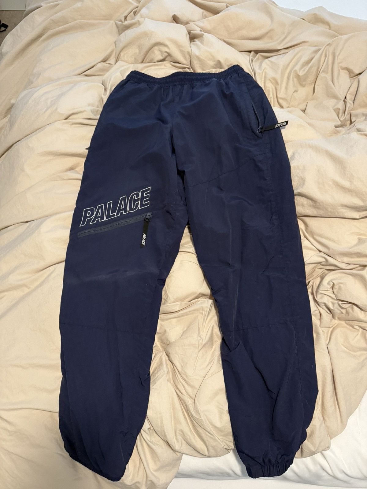 Palace Palace Navy Track Pants Size US 31 - 2 Thumbnail