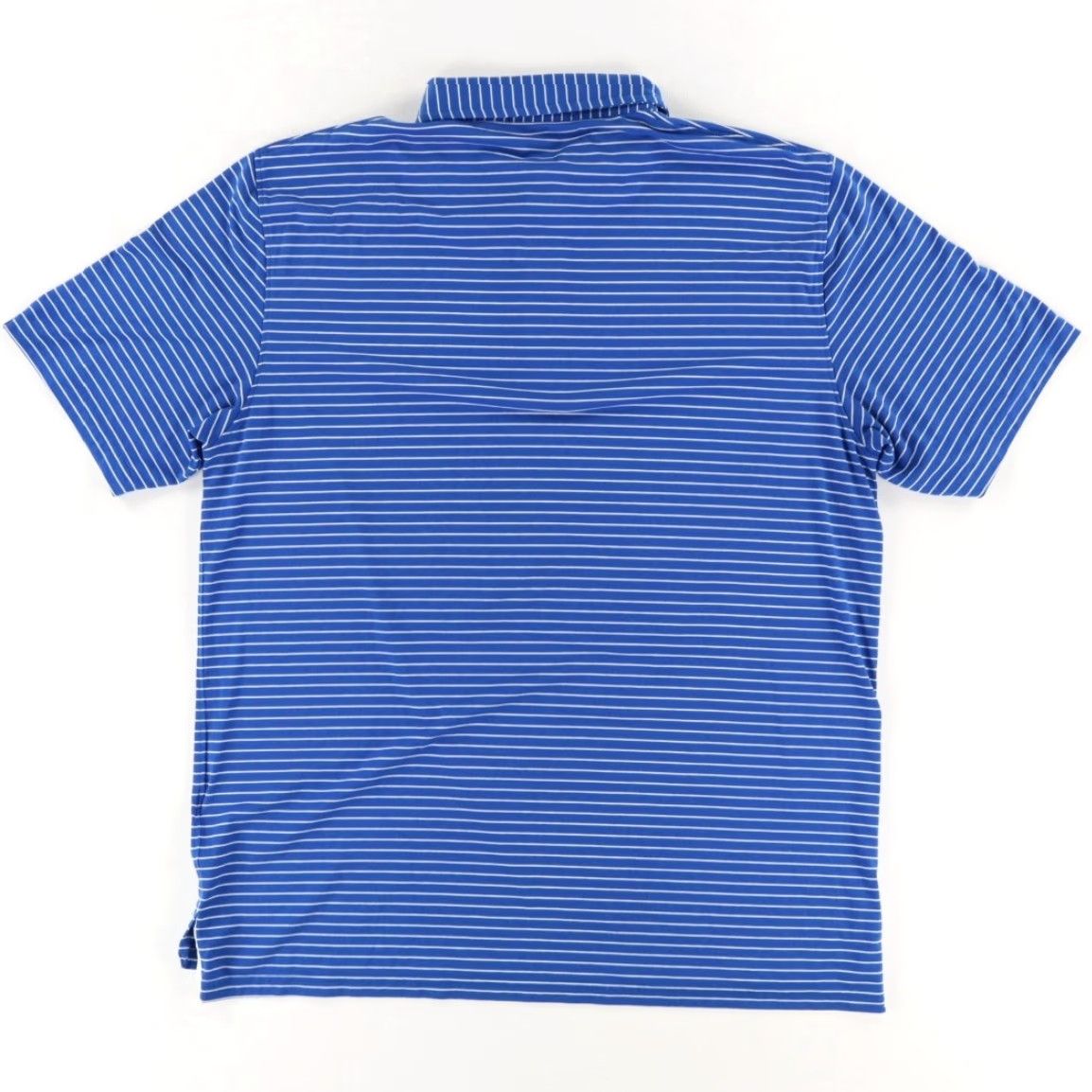 Vintage Tasc Performance Stretch Modal Striped Polo Shirt Blue Men's L Shirt Size US L / EU 52-54 / 3 - 4 Thumbnail