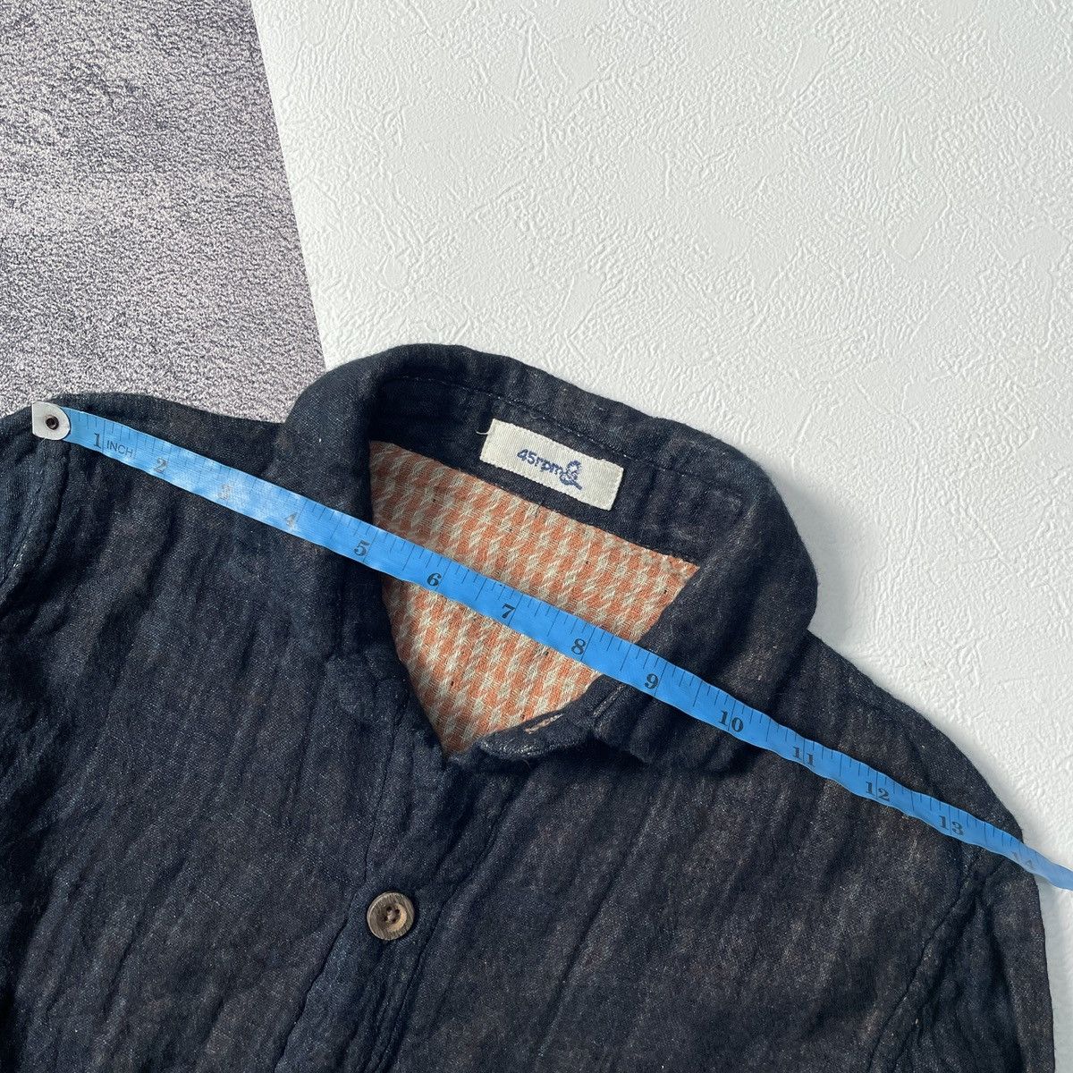45rpm Vintage 45rpm japanese flanel cotton Ls shirt Size US S / EU 44-46 / 1 - 13 Thumbnail