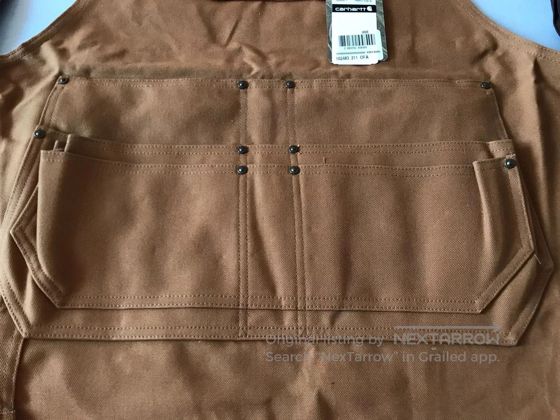 Carhartt Carhartt 102483 Canvas Apron. Size ONE SIZE - 4 Thumbnail