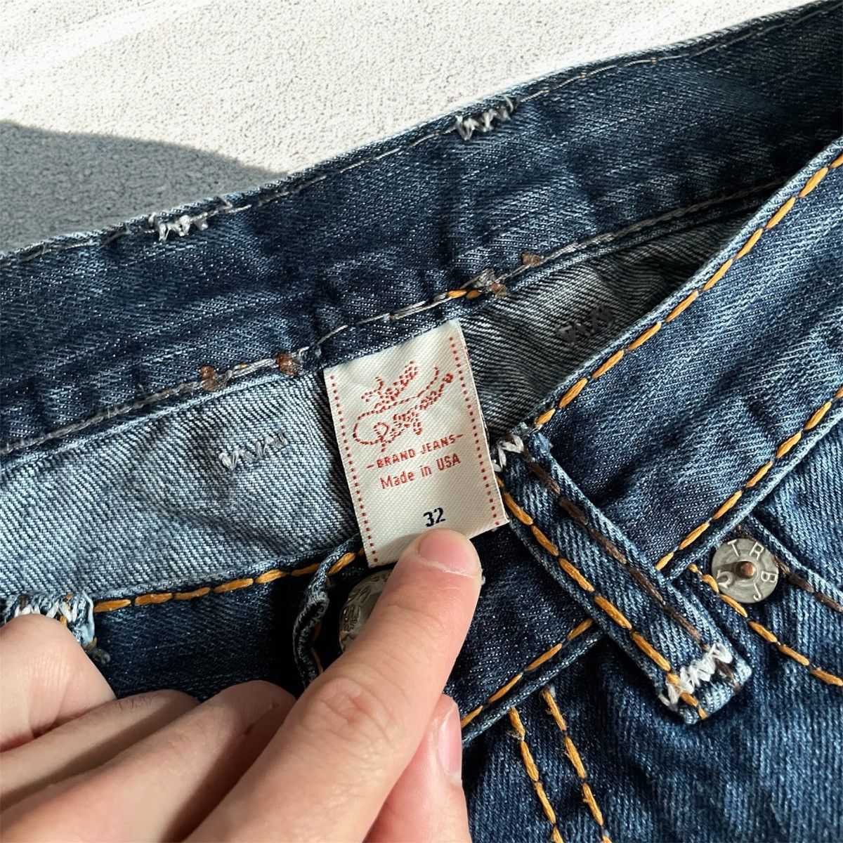 True Religion VINTAGE True Religion Jeans Section LOGAN Super T Size US 32 / EU 48 - 5 Thumbnail