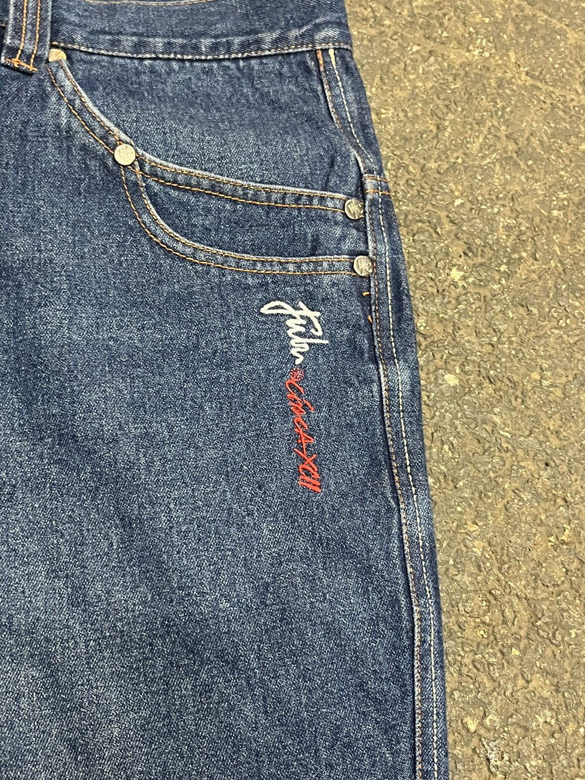 Fubu × Vintage Y2k baggy fit wide leg Fubu skater pants hype rare Size US 34 / EU 50 - 8 Thumbnail