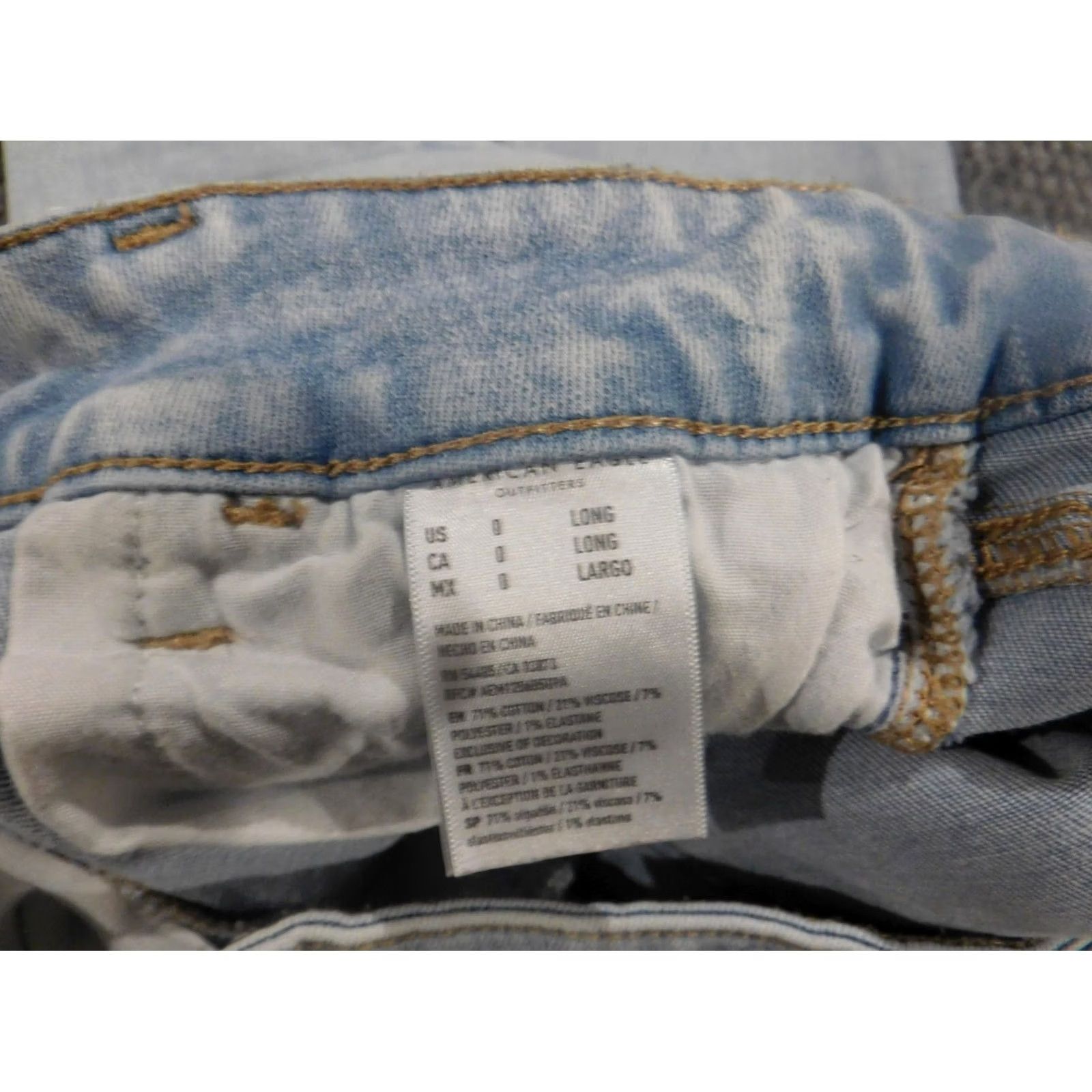 American Eagle Outfitters American Eagle Womens 0 High Rise skinny blue Jeggings Size 25" / US 0 / IT 36 - 5 Thumbnail