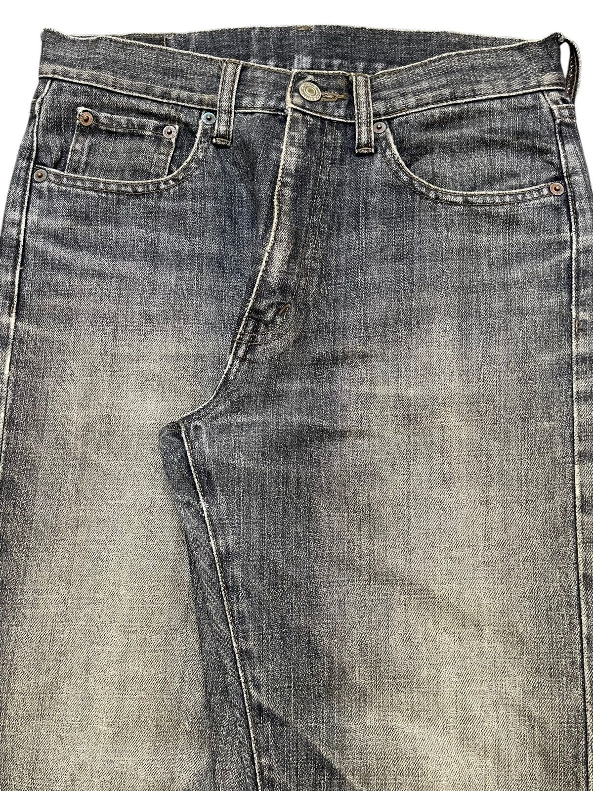 14th Addiction Vintage Japanese Brand Mud Wash Faded Style Jeans Size US 29 - 4 Thumbnail