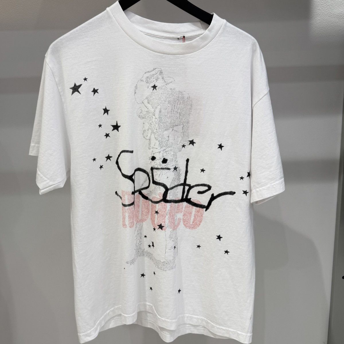Travis Scott x Sp5der★Rodeo II ロゴ 半袖Tシャツ 送関込 Travis Scott x Sp5der☆Rodeo II ロゴ 半袖Tシャツ 送関込