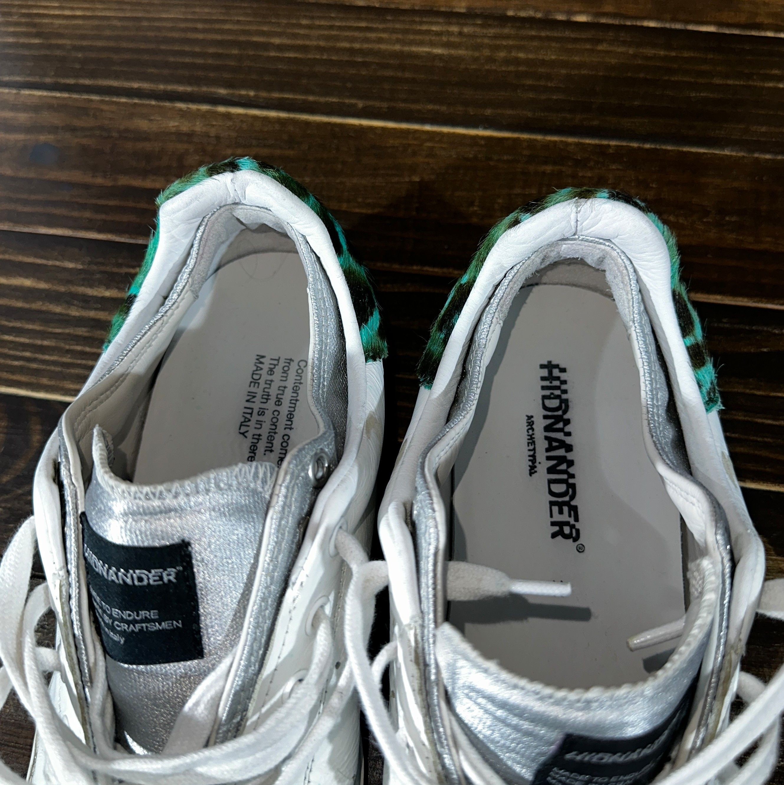 Leather Hidnander Archetypal Starless Donna Low Sneakers MadeInItaly Size US 11 / IT 41 - 9 Thumbnail