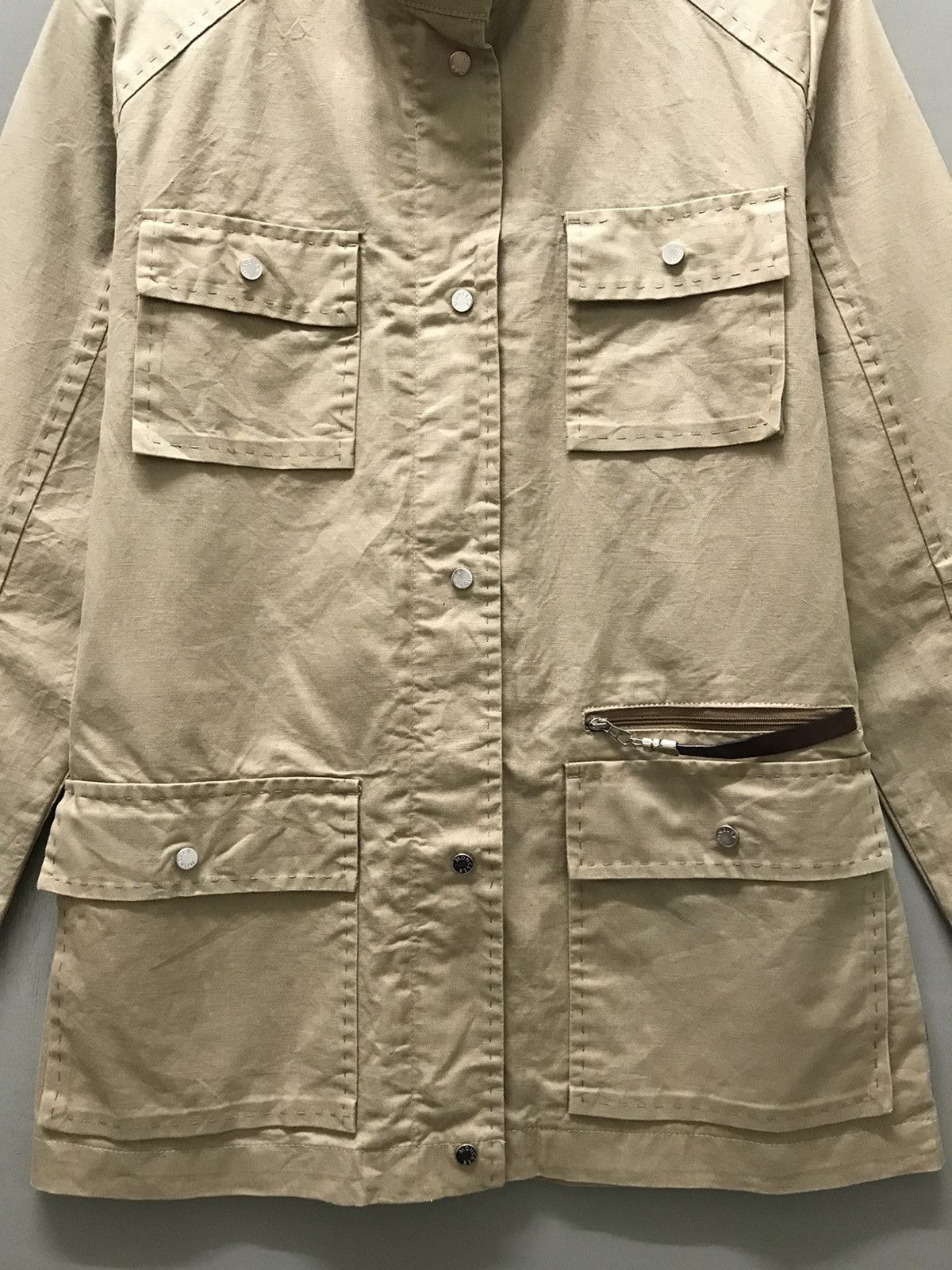 Moncler Moncler Belted Light Lez Field Military Inspired Jacket Size US M / EU 48-50 / 2 - 2 Thumbnail