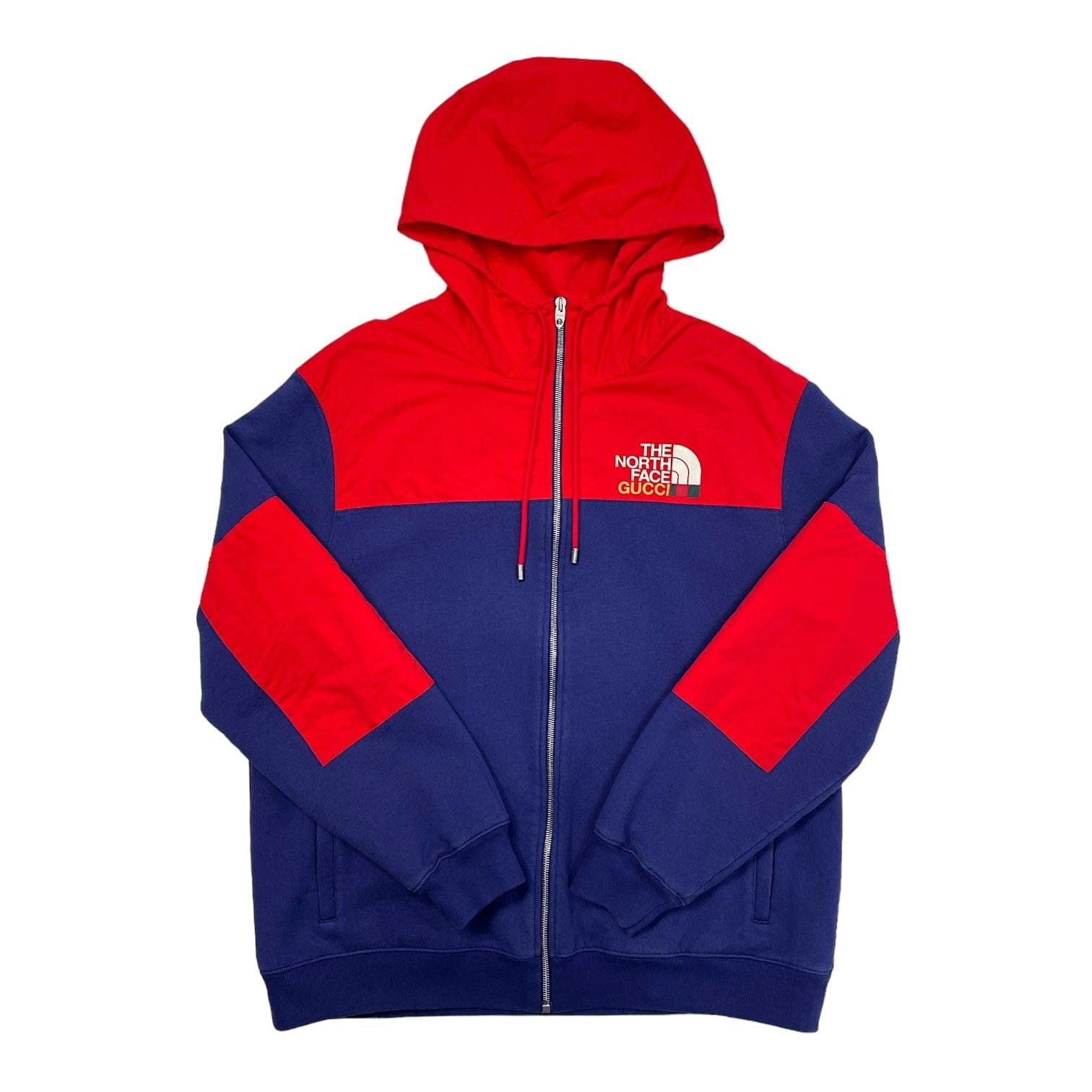 Gucci x The North Face Zip Up Hooded Jacket Blue Red Size US L / EU 52-54 / 3 - 1 Thumbnail